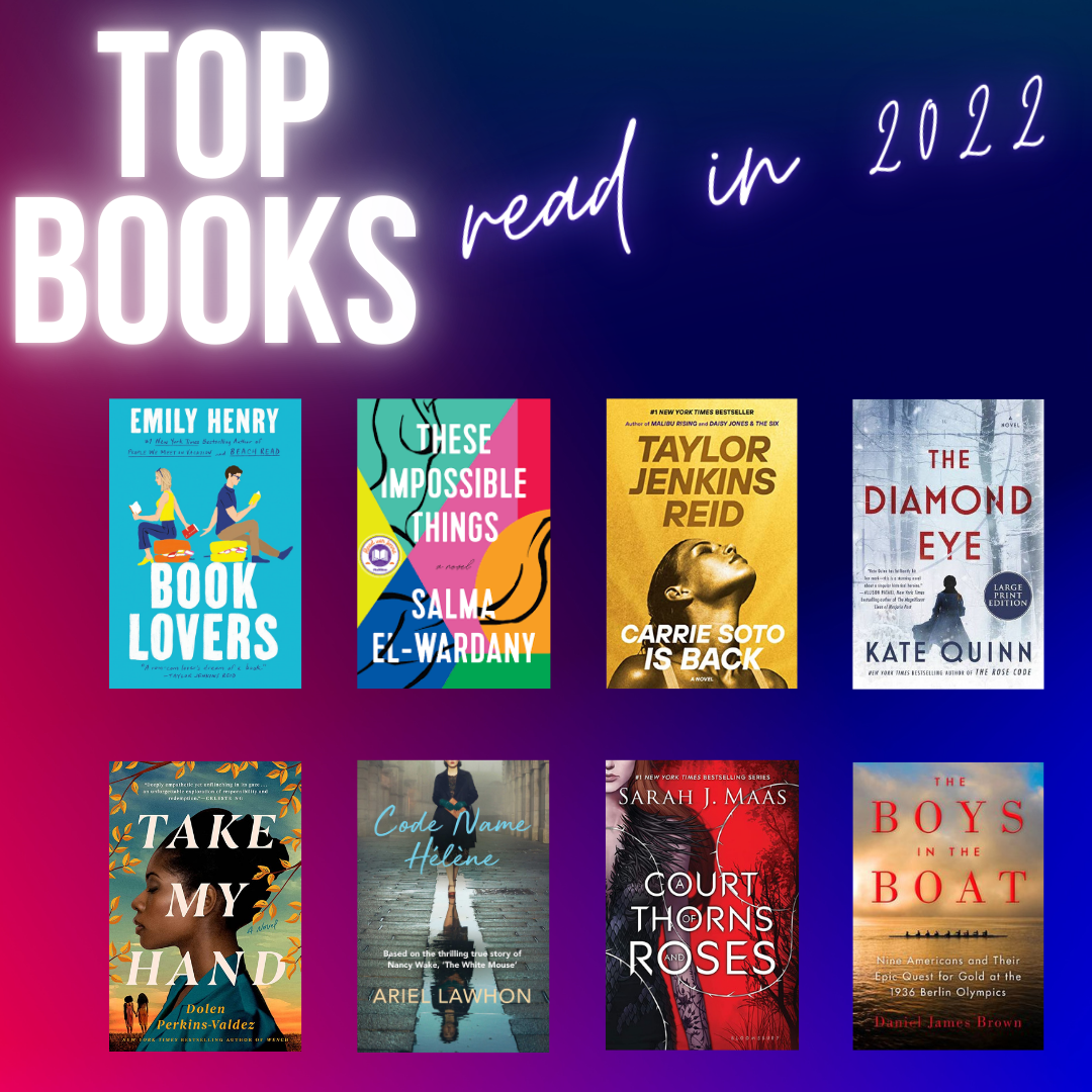 Top Books Read in 2022 — Sorry, Erica is Booked