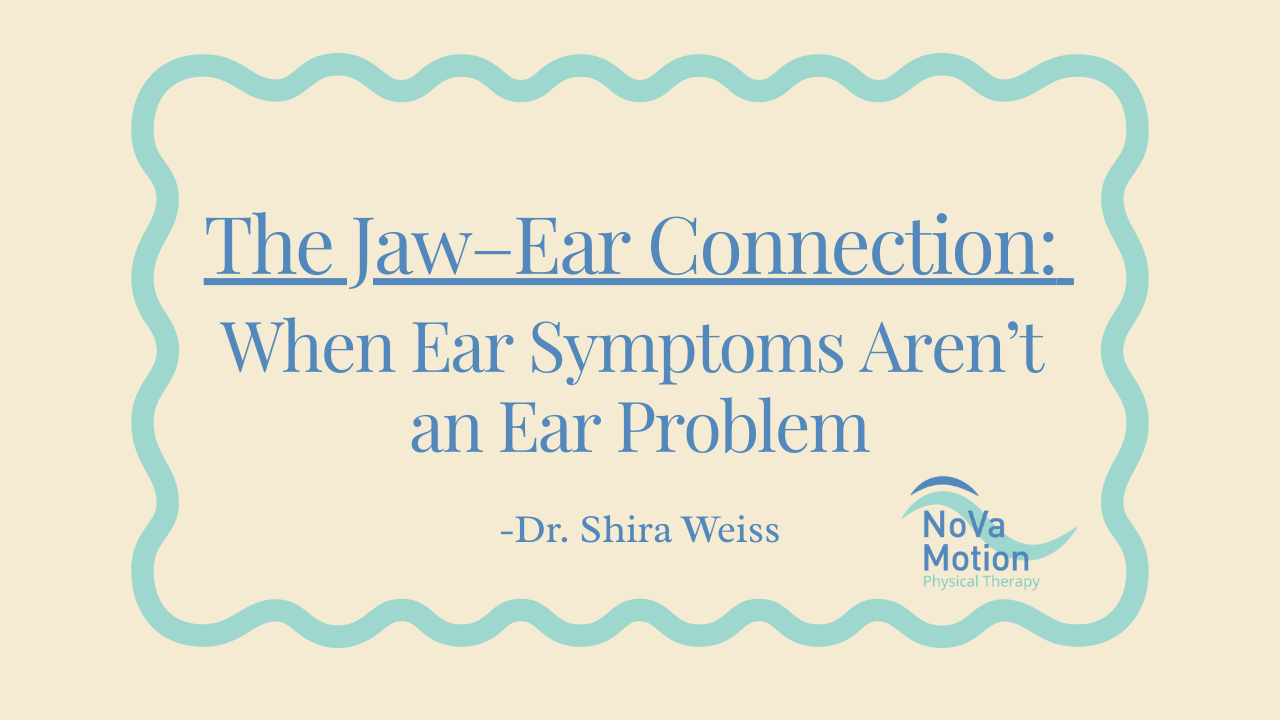 The Jaw–Ear Connection: When Ear Symptoms Aren’t an Ear Problem