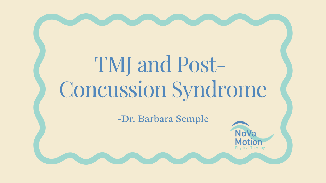 TMJ and Post-Concussion Syndrome