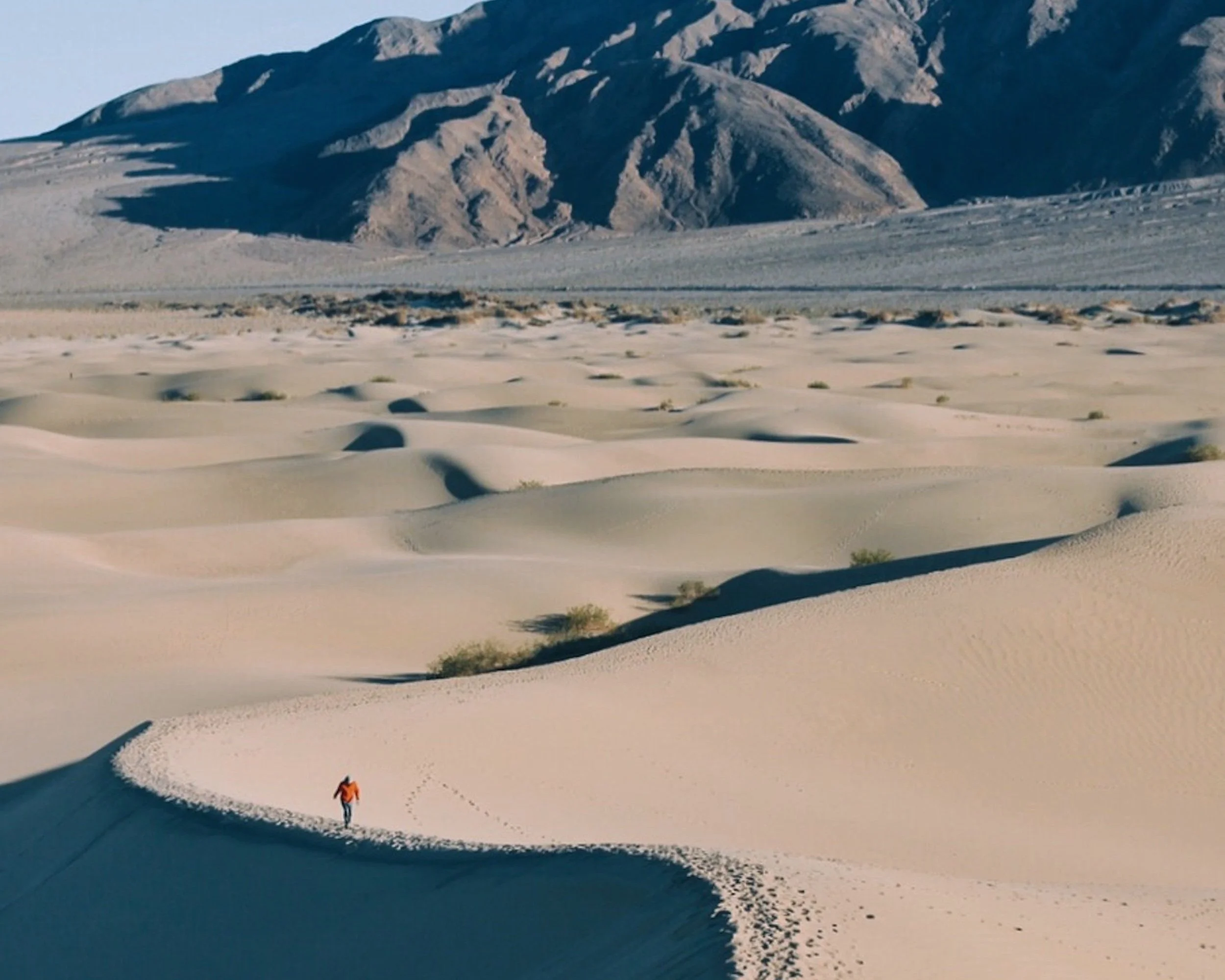 Insurance Agent Walks Ridge Road