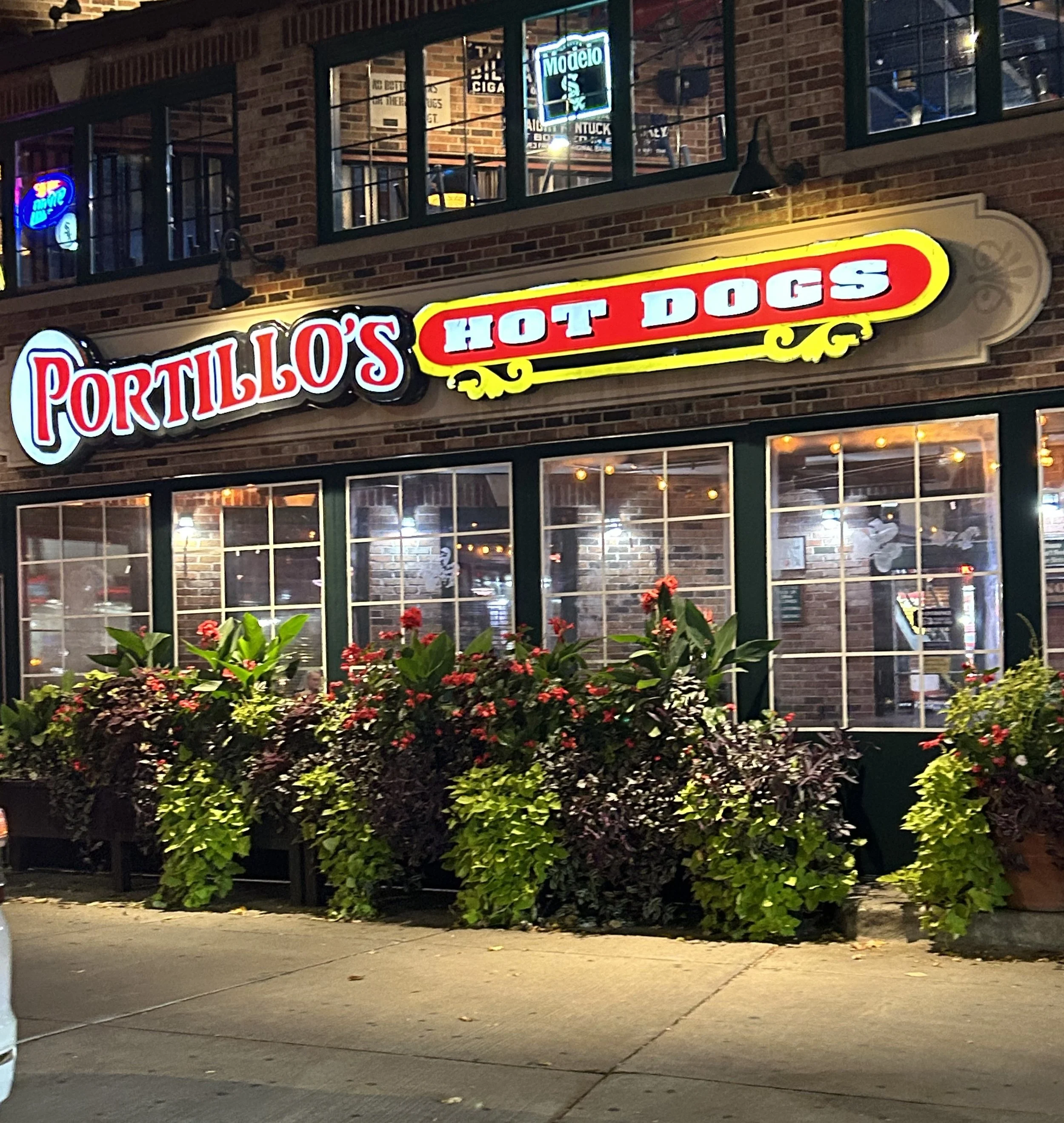 Portillo Chicago hot dogs and Italian beef famous Chicago hot dogs