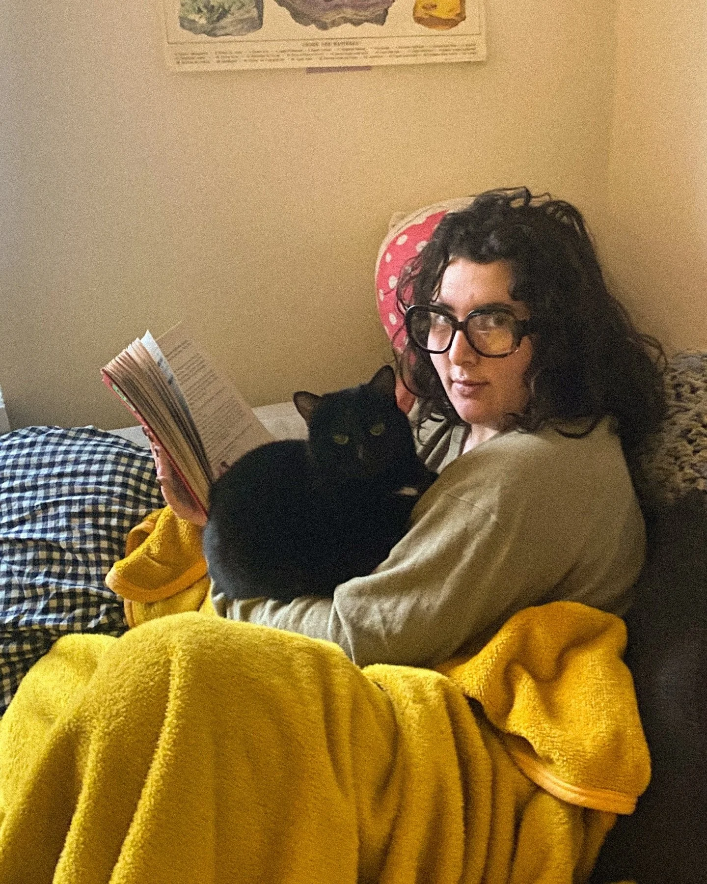 I was scrolling through my camera roll trying to find d a photo where I look good to say thanks for this year but in reality, this photo tommy snapped yesterday is how I feel: 

Tired, cosy &amp; introverted 

This year has been transformational, but