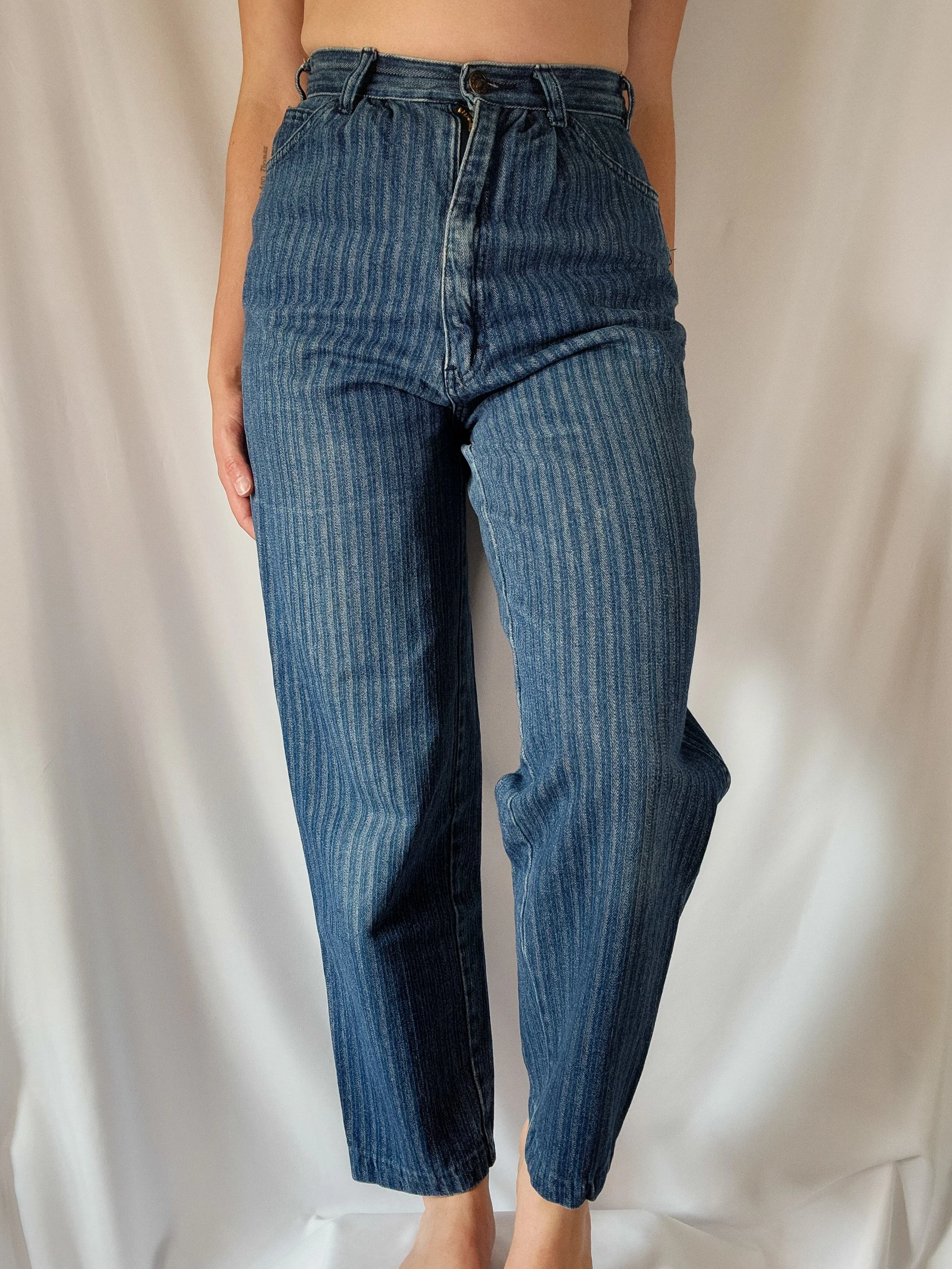 Anthony's Pinstripe Jeans