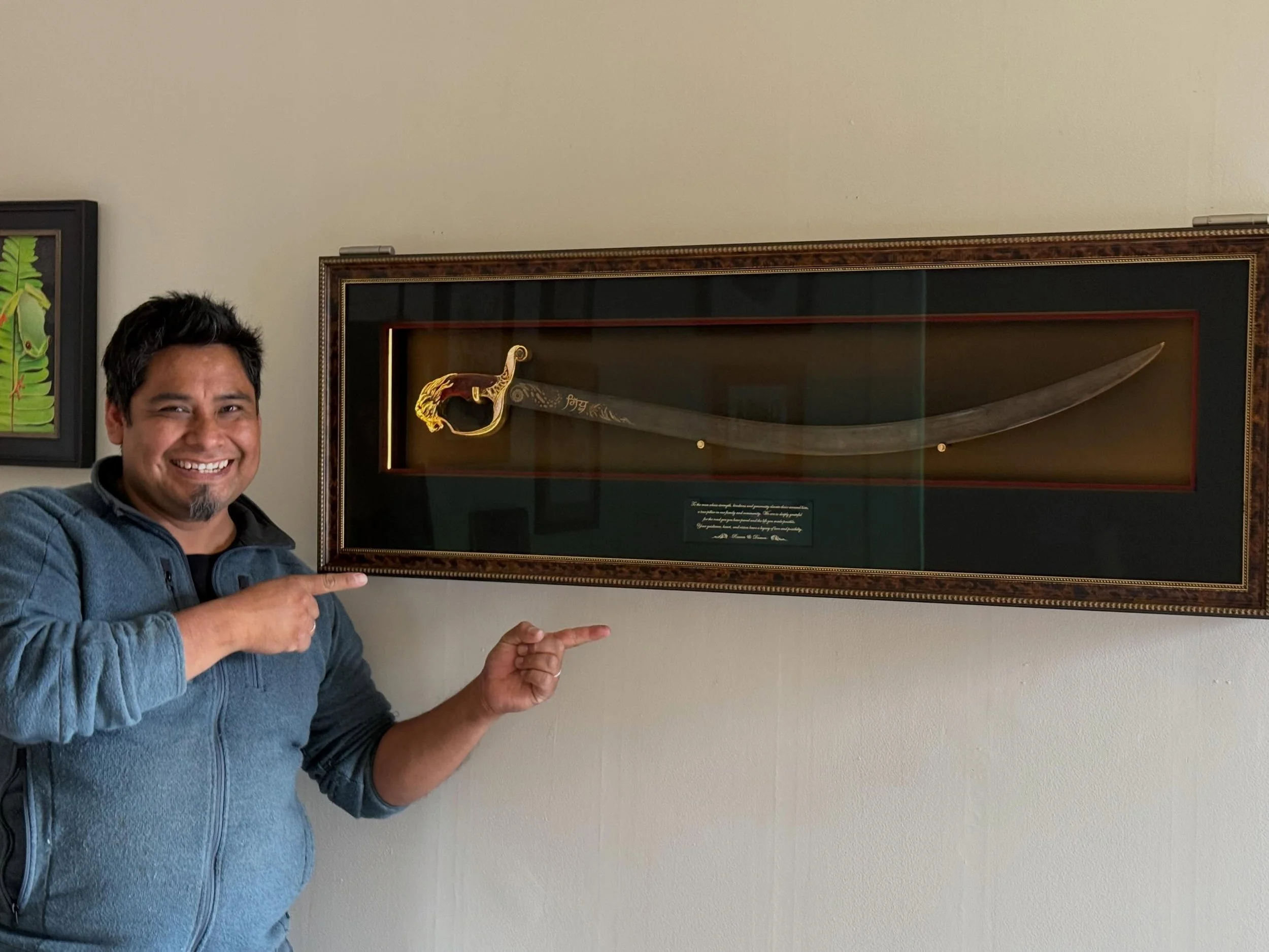 Crafting this custom frame for this incredibly custom sword has officially become our most challenging project yet! 🗡️✨

#CustomArt #SwordFrame #Craftsmanship