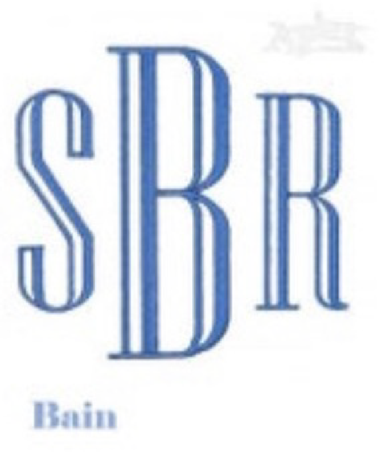 Monogram font Bain