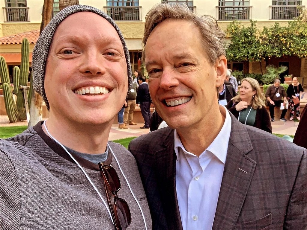 Meeting Jake Heggie at NOA 2024