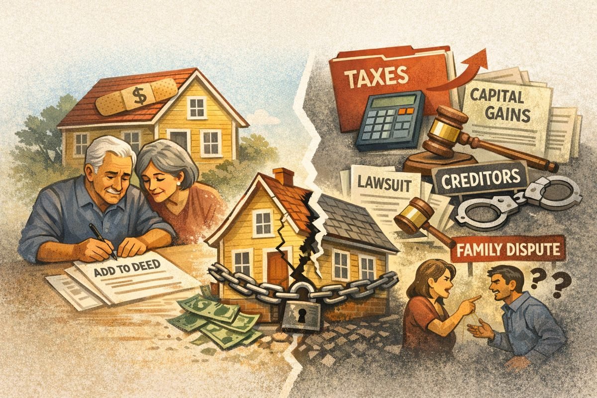 Adding a Family Member to a Deed: A Cheap Shortcut to Very Expensive Estate Planning Mistakes