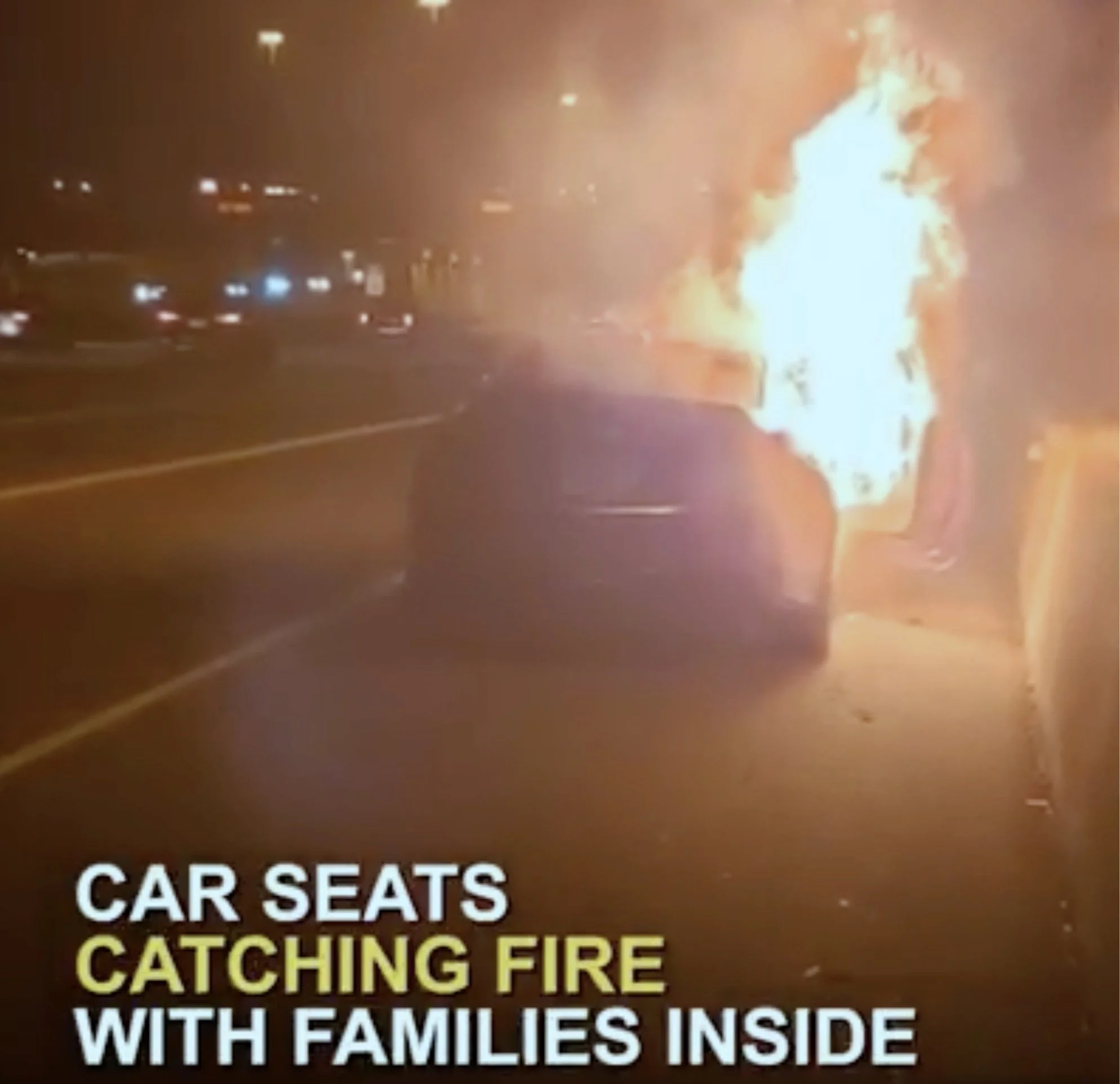 Car Seats Catching Fire