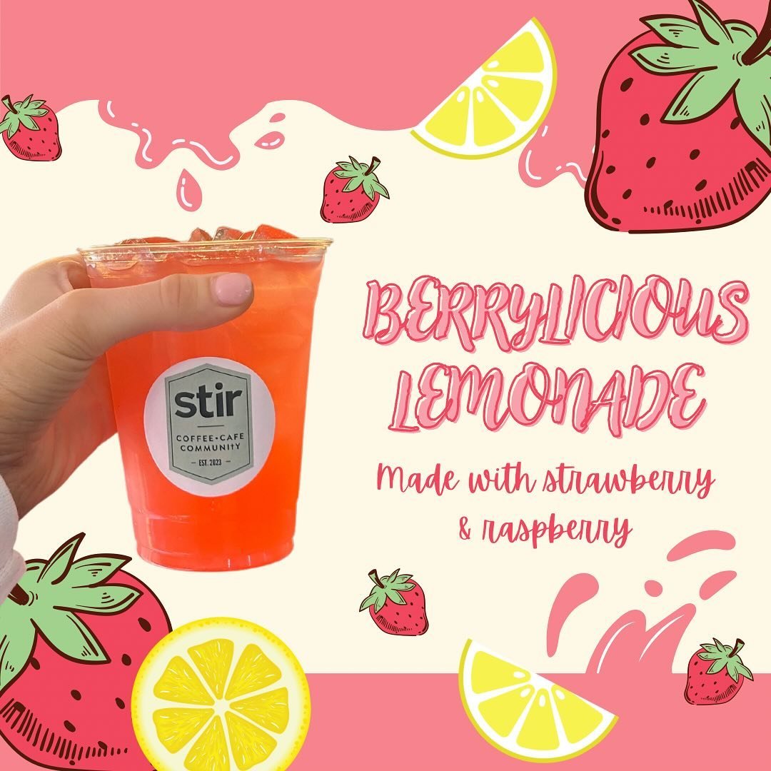 It&rsquo;s BERRY WEEK everyone!!! In honor of the 86th West Tennessee Strawberry Festival, you can come in and try a BERRYLICIOUS LEMONADE with a side of a specialty cookie (festival themed of course) any time 6 AM to 7 PM this week. We know it will 