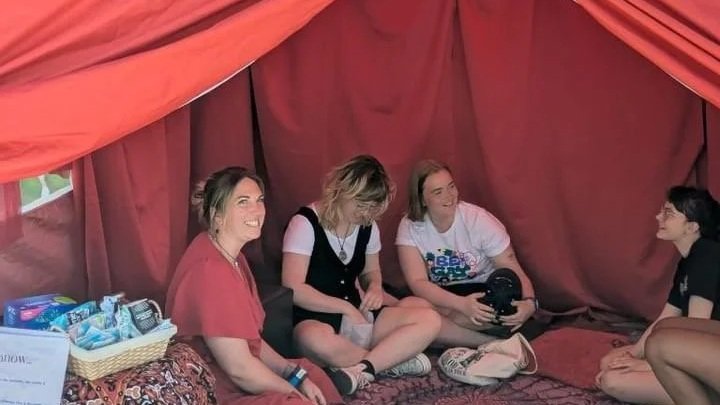 The Red Tent at Peterborough Regional Farmers Market