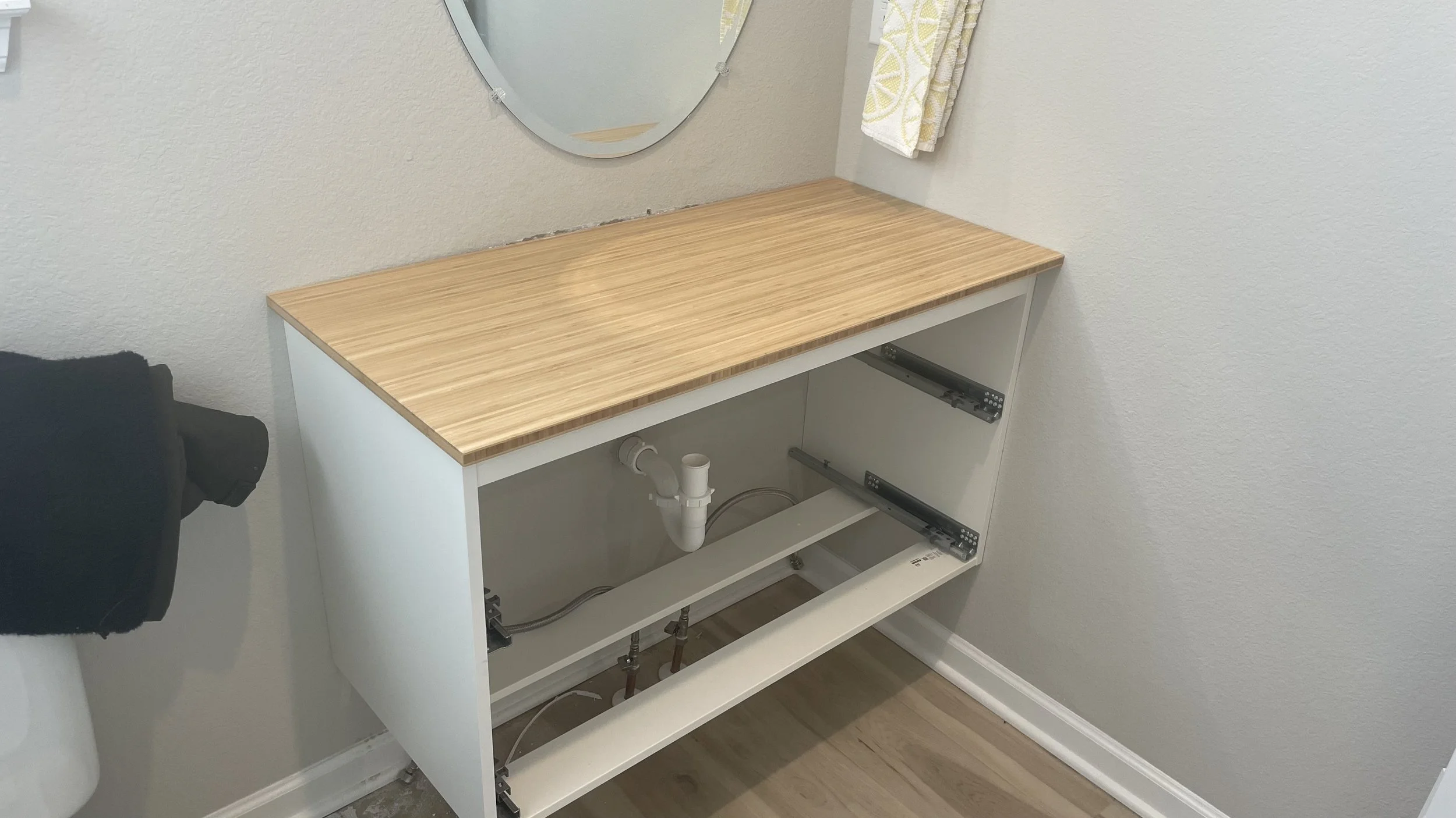 IKEA Floating Vanity Assembly and Installation in Parker, Colorado — Kindza Pro Local Service