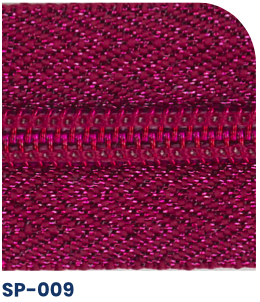 SP-009 Zipper Tape with Electroplated Yarn