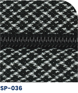 SP-036 Zipper Tape with Coloured Threads