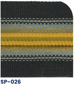 SP-026 Zipper Tape with Coloured Threads