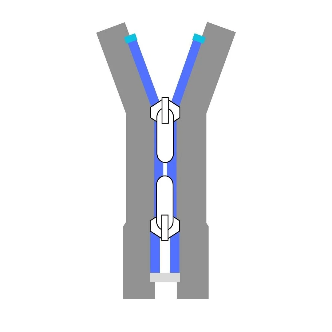 Y-shaped Two Way Closed End