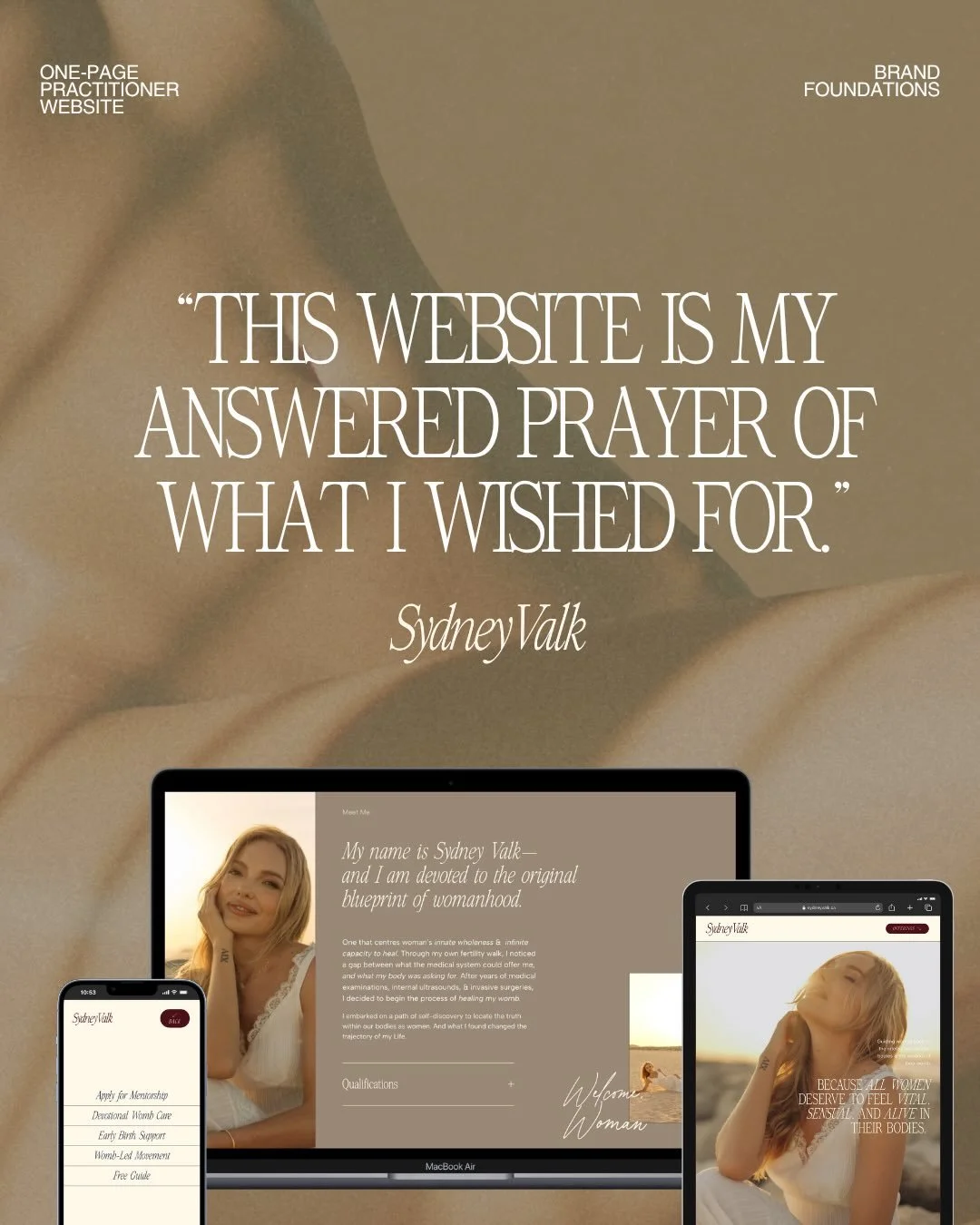BECAUSE ALL WOMEN DESERVE TO FEEL VITAL, SENSUAL, AND ALIVE IN THEIR BODIES.

&ldquo;I know that there is so much within this work that is so unseen. This to me is more than a business partnership.&rdquo;

Sydney&rsquo;s launch is not about a fancy b