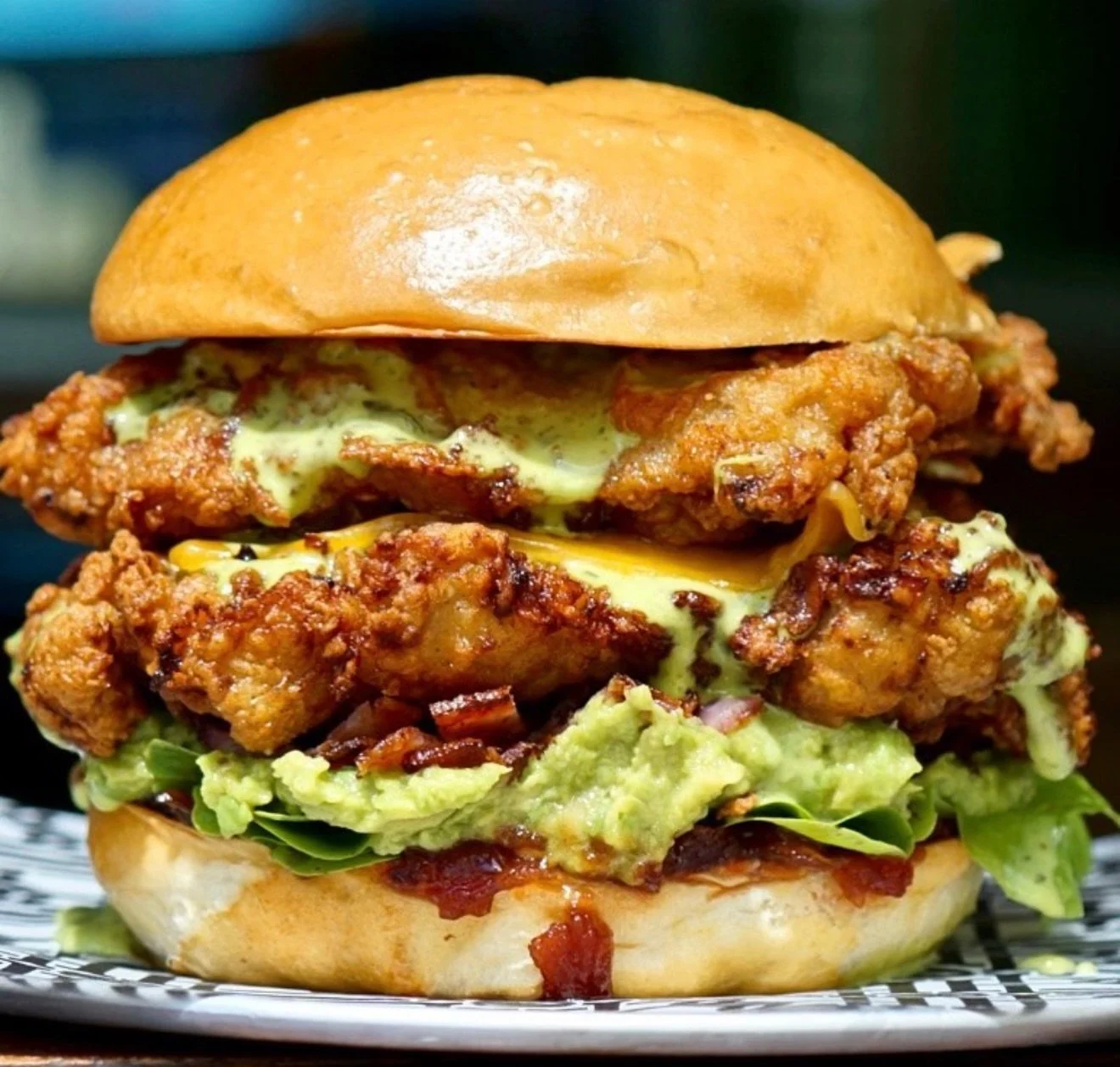 This weeks special! 

This weeks special! 
 
Goddess Complex 

🍗Southern Fried Chicken 
💚Green Goddess Sauce 
🥑Smashed Avocado 
🥓Bacon Bits
🧀Cheddar 
🧅Caramelized Onion 
🥬Lettuce
🍔BL Milk Bun
$25 

Grab it all week at @barlucasydney!