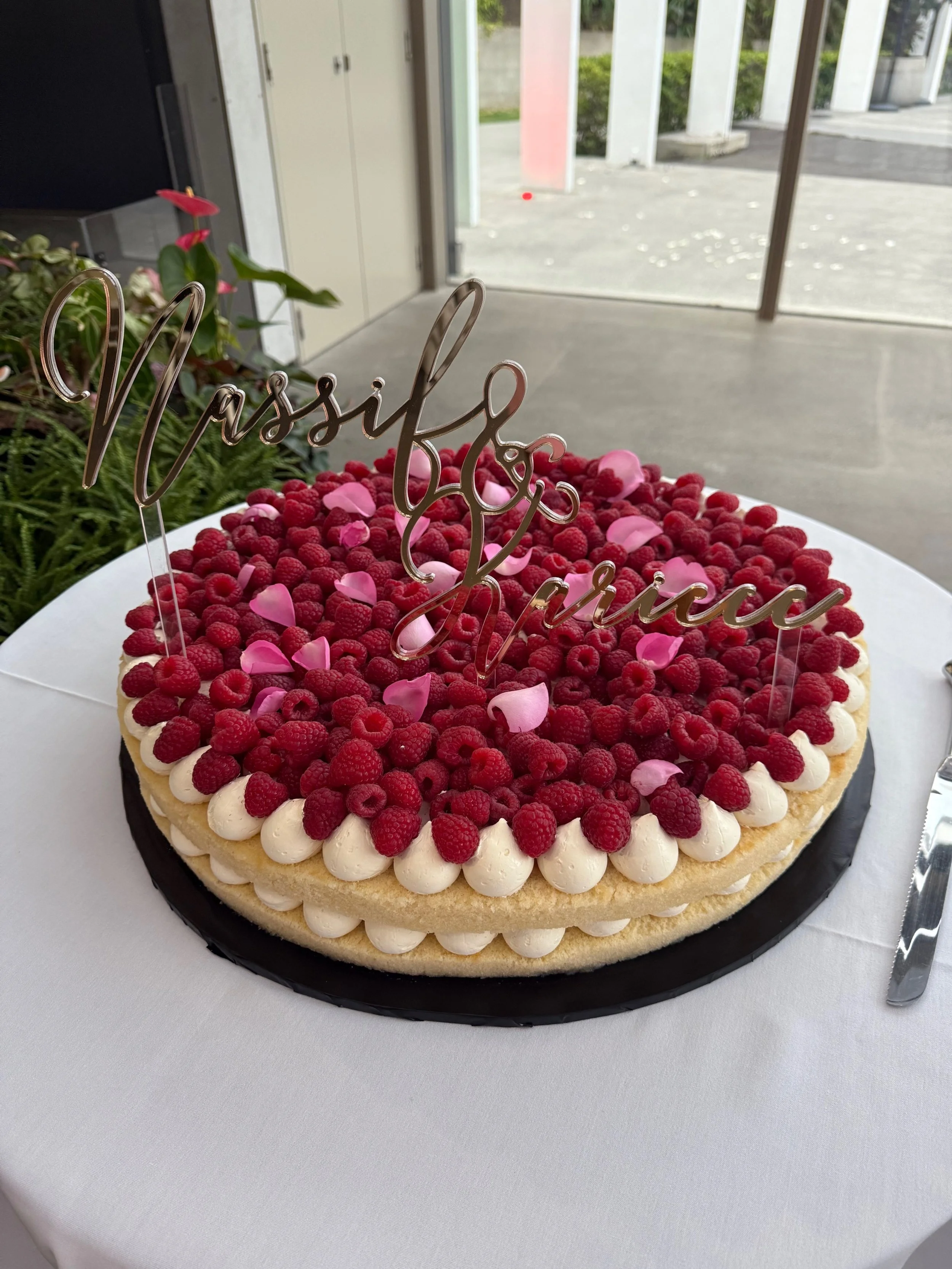 Big Raspberry Cake Topper