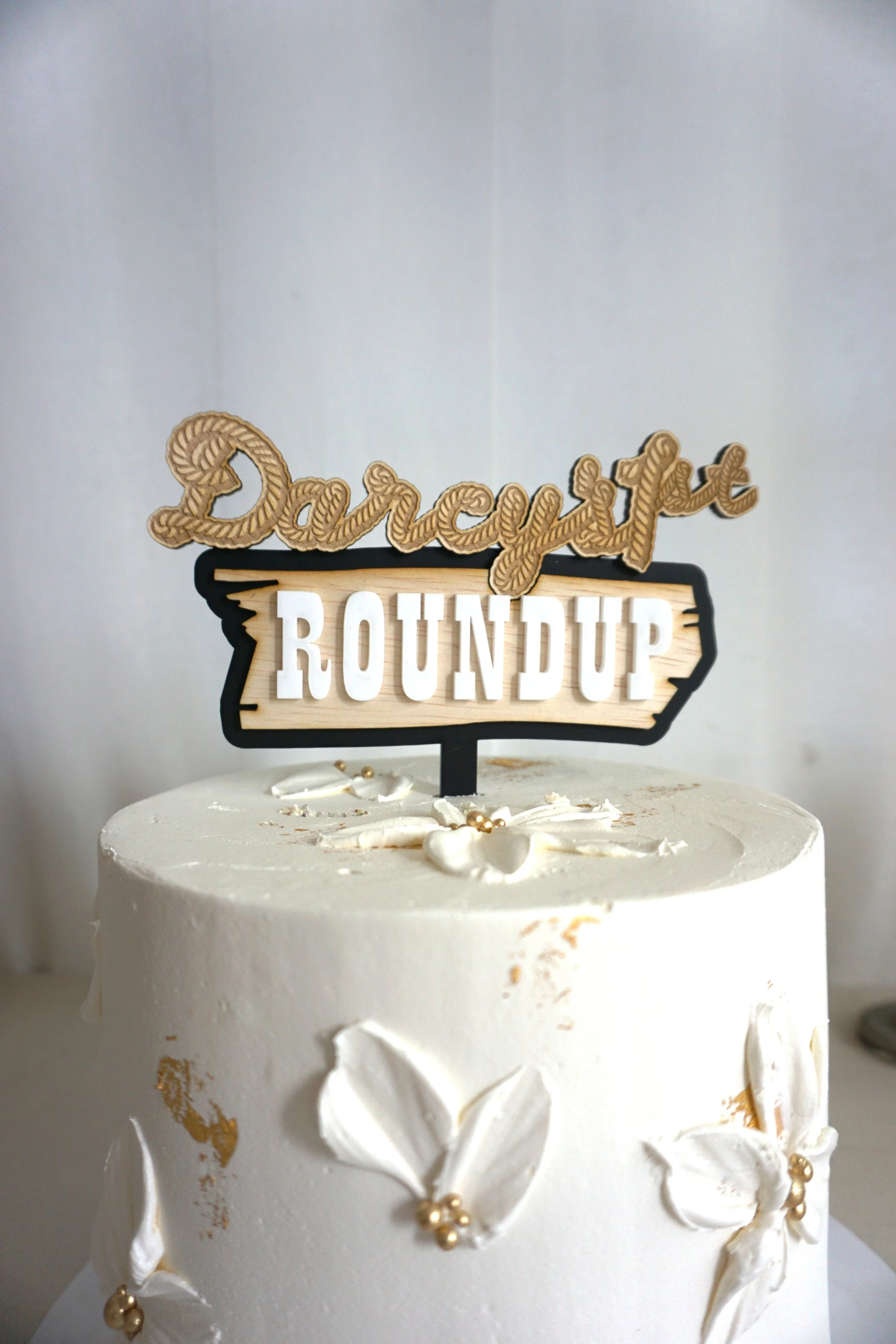 Layered cake topper
