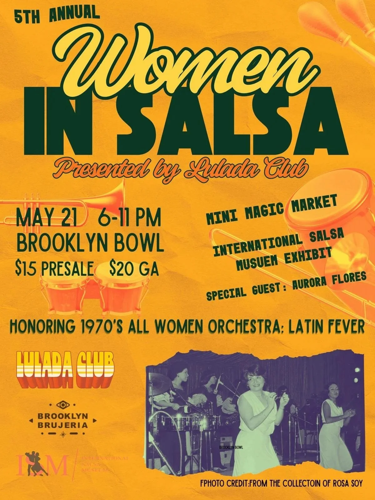 Women In Salsa at Brooklyn Bowl