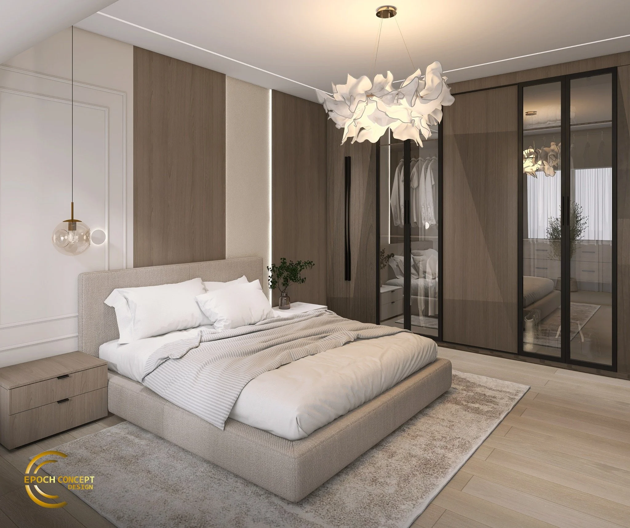 C&acirc;t de mult &icirc;ți influențează spațiul felul &icirc;n care te odihnești?
&Icirc;ntr-un dormitor, fiecare decizie contează: de la paleta de culori care liniștește mintea, p&acirc;nă la iluminatul care nu obosește ochii.

Aici, totul a fost g