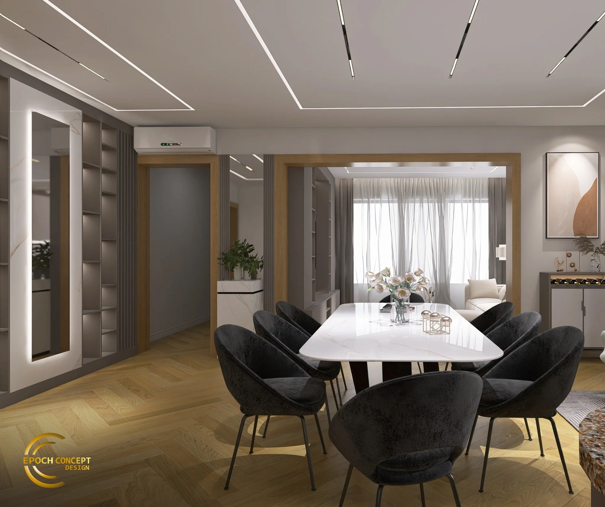 Diningul este una dintre cele mai folosite zone dintr-o locuință, chiar dacă de multe ori este tratat superficial &icirc;n etapa de amenajare. 

Aici se stă la masă zilnic, aici se poartă discuții importante, aici se adună prietenii și familia. Tocma