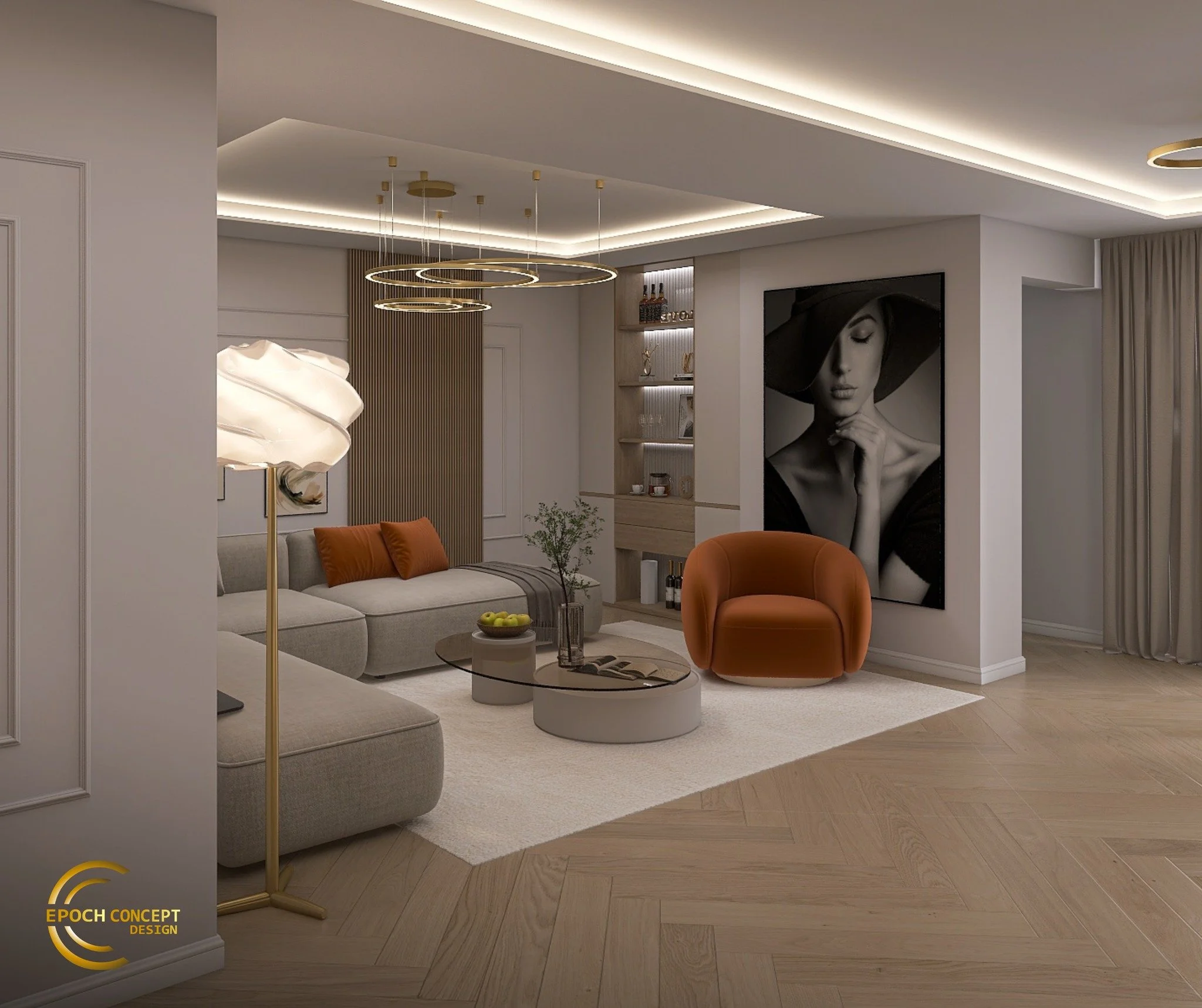 Un living bine g&acirc;ndit &icirc;ncepe de la tine și de la modul &icirc;n care folosești spațiul.

Fiecare zonă este construită cu un scop clar: depozitare integrată, iluminat stratificat, materiale care se completează și proporții care echilibreaz