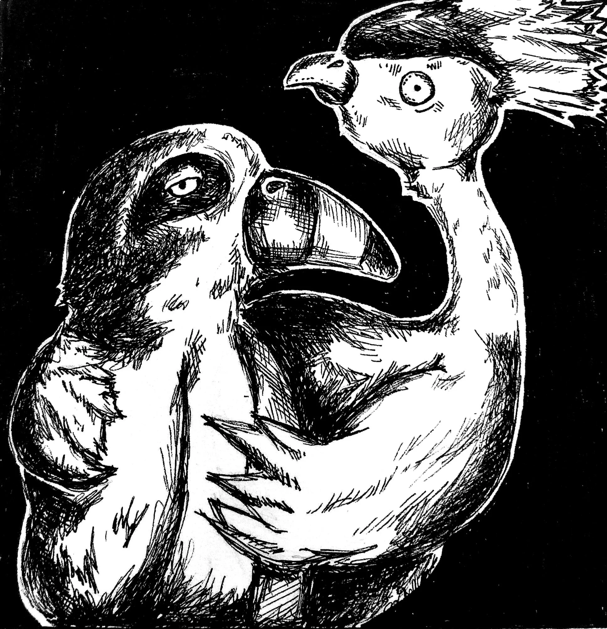 Ink on paper, 21x30 cm, 2022
