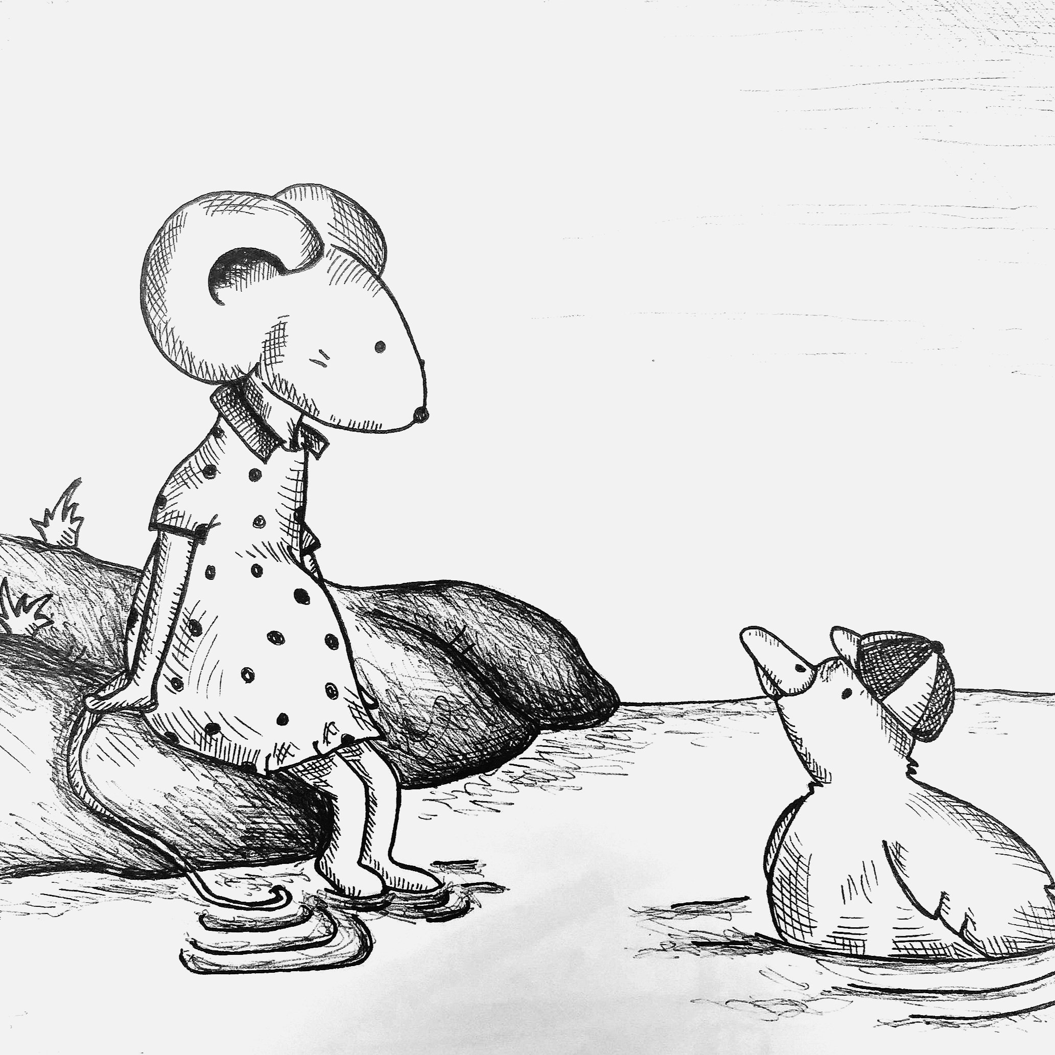 Ink on paper, 21x30 cm, 2019