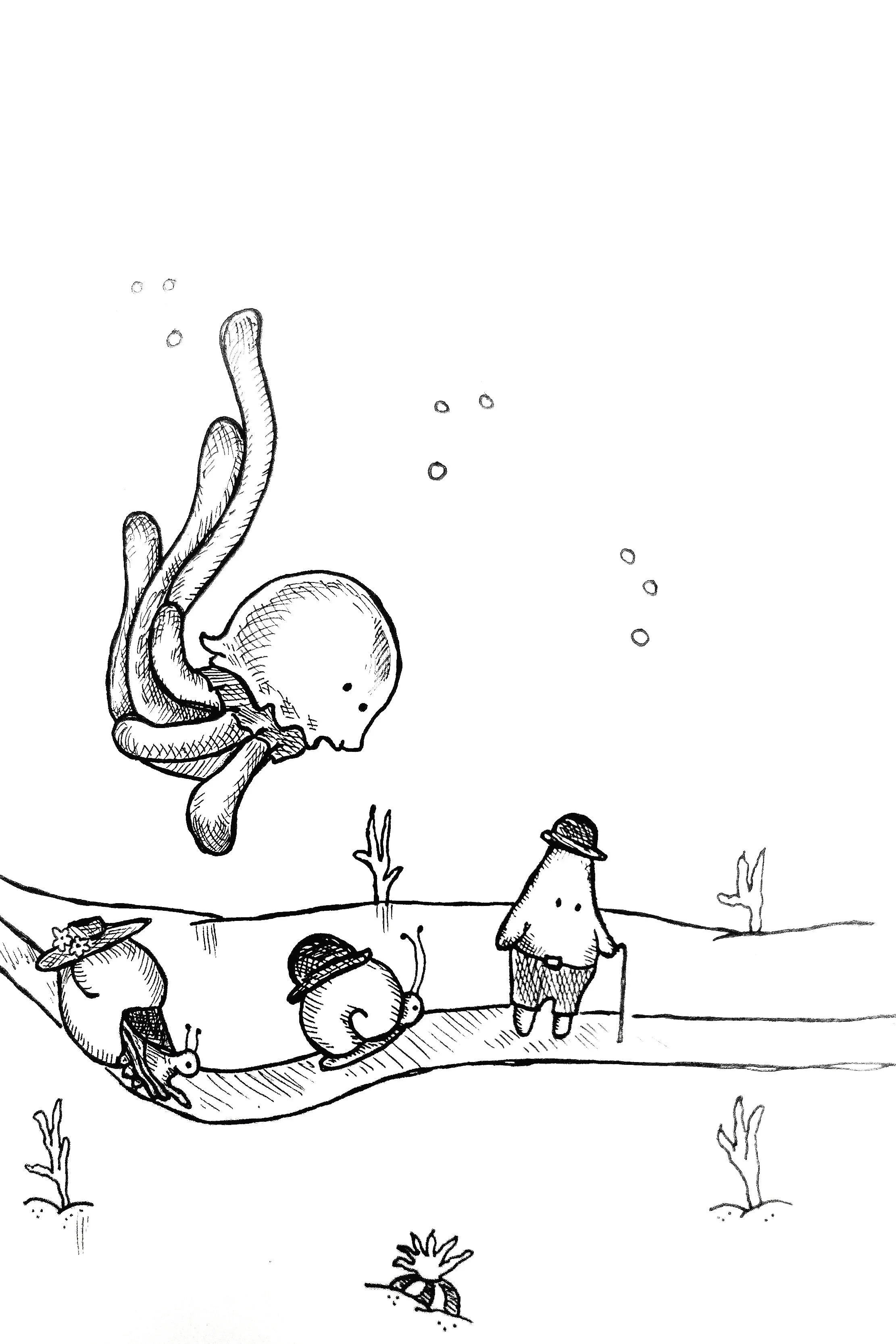 Ink on paper, 21x30 cm, 2019