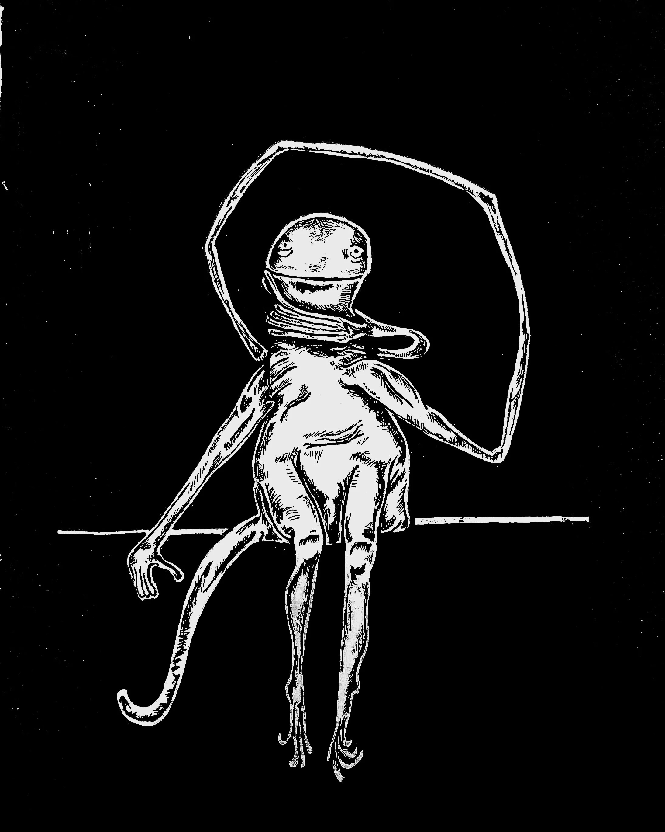 Ink on paper, 21x30 cm, 2020