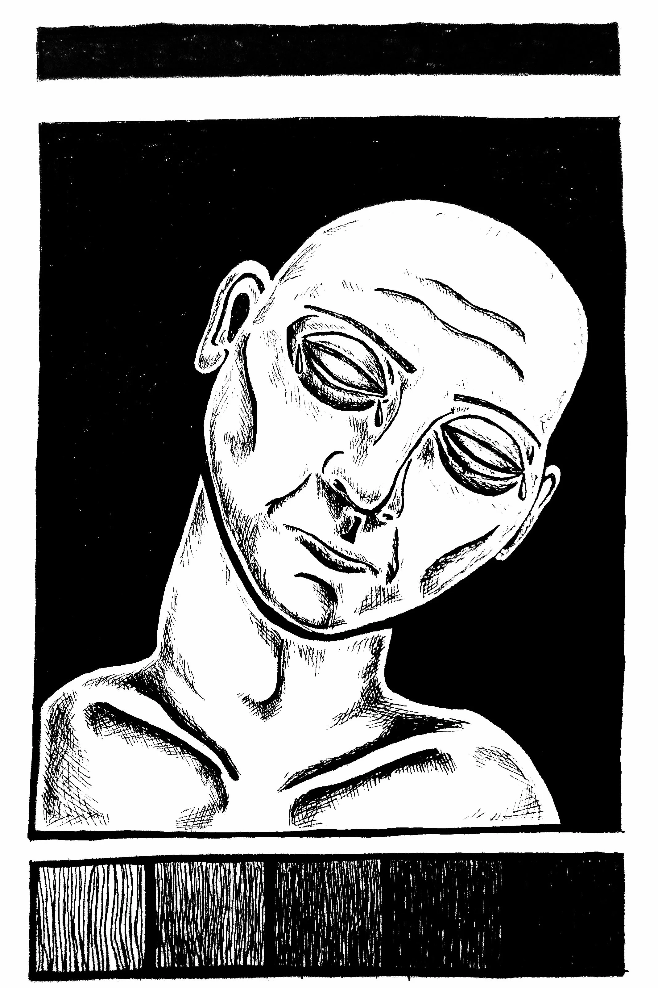 Pinhead No. 2, Ink on paper, 21x30 cm, 2020
