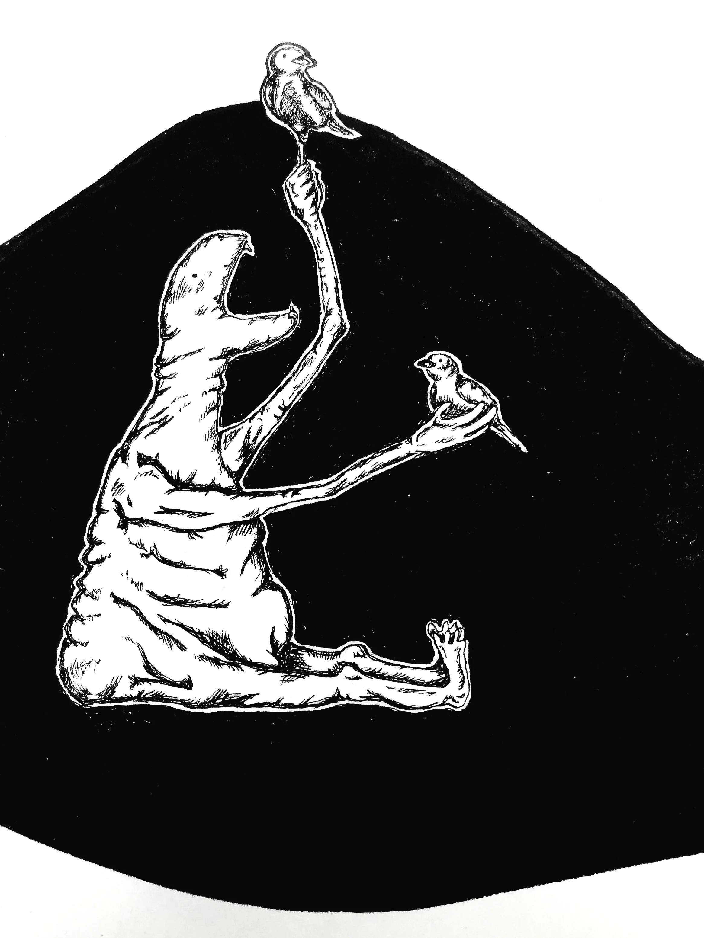 Ink on paper, 21x30 cm, 2020