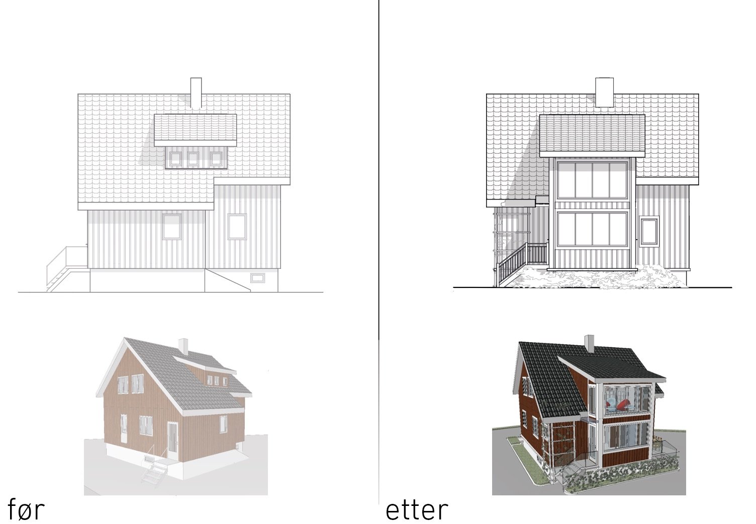 Ombygging og tilbygg, Brøset