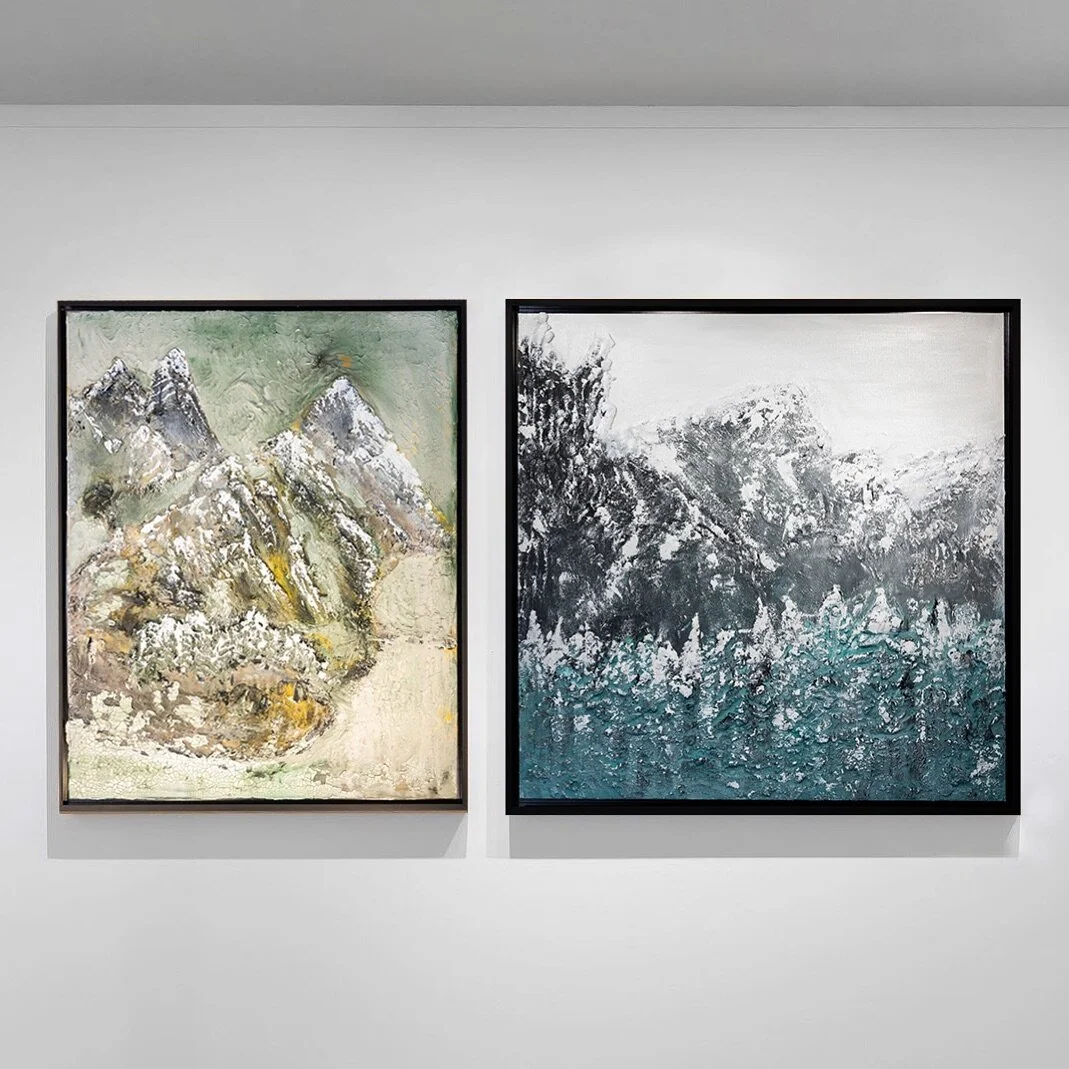 Left : Moutain n&bull;23 🏔️
100 x 90 cm
Acrylique, pl&acirc;tre et sable 

Right : Mountain n&bull;21 🏔️
100 x 100 cm 
Acrylique, pl&acirc;tre et sable sur toile 

#creation #artoftheday #worldoftalents #visuel #arte #instaart #fanart #artgallery #