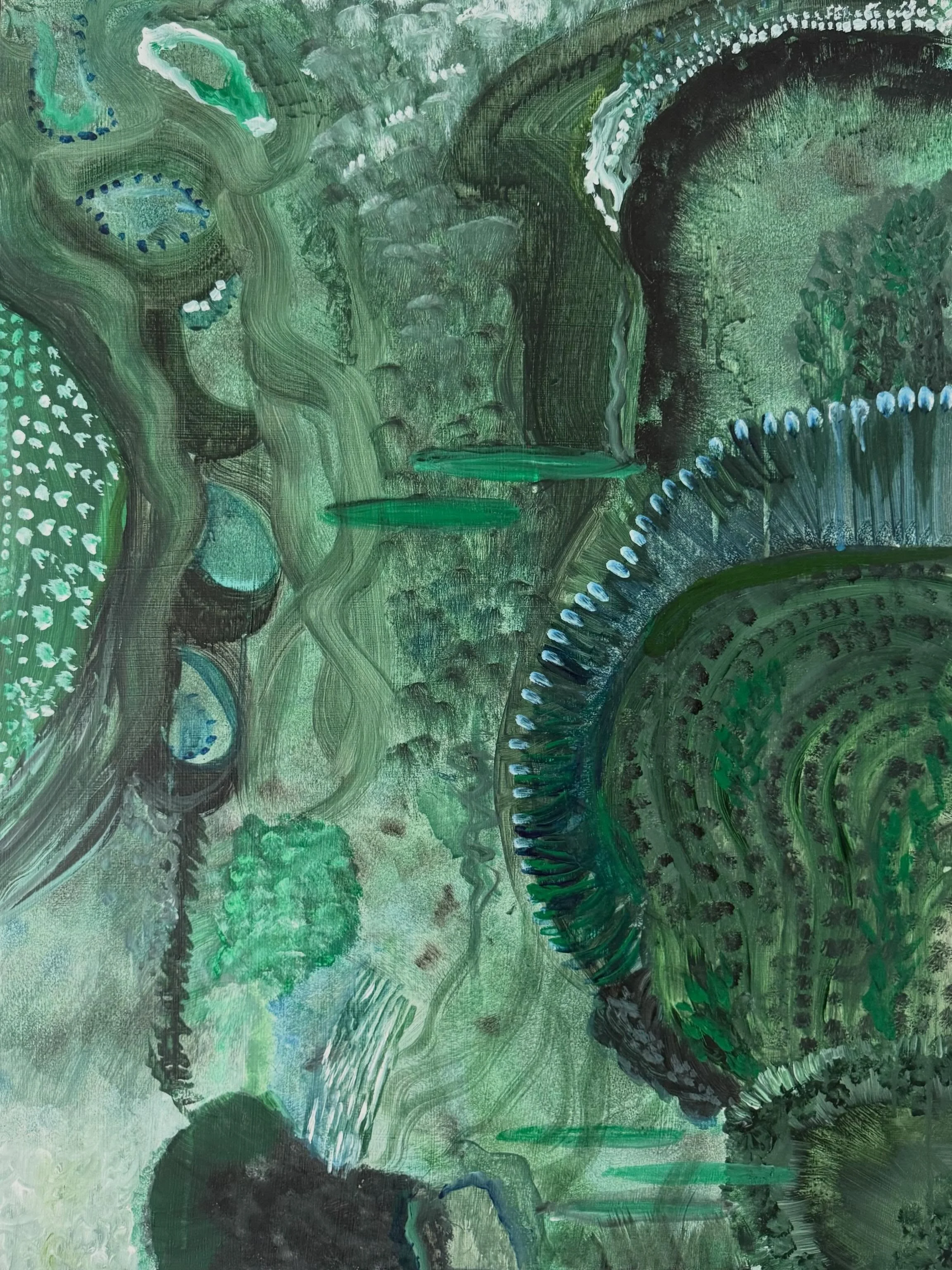 &laquo;&nbsp;Jardin de Pamplemousse&nbsp;&raquo;, 2026
Acrylique sur contre plaqu&eacute; marine
Dimension : 80 x 60 cm

#naturepainting #greenpaint #acrylicpainting #paintingart