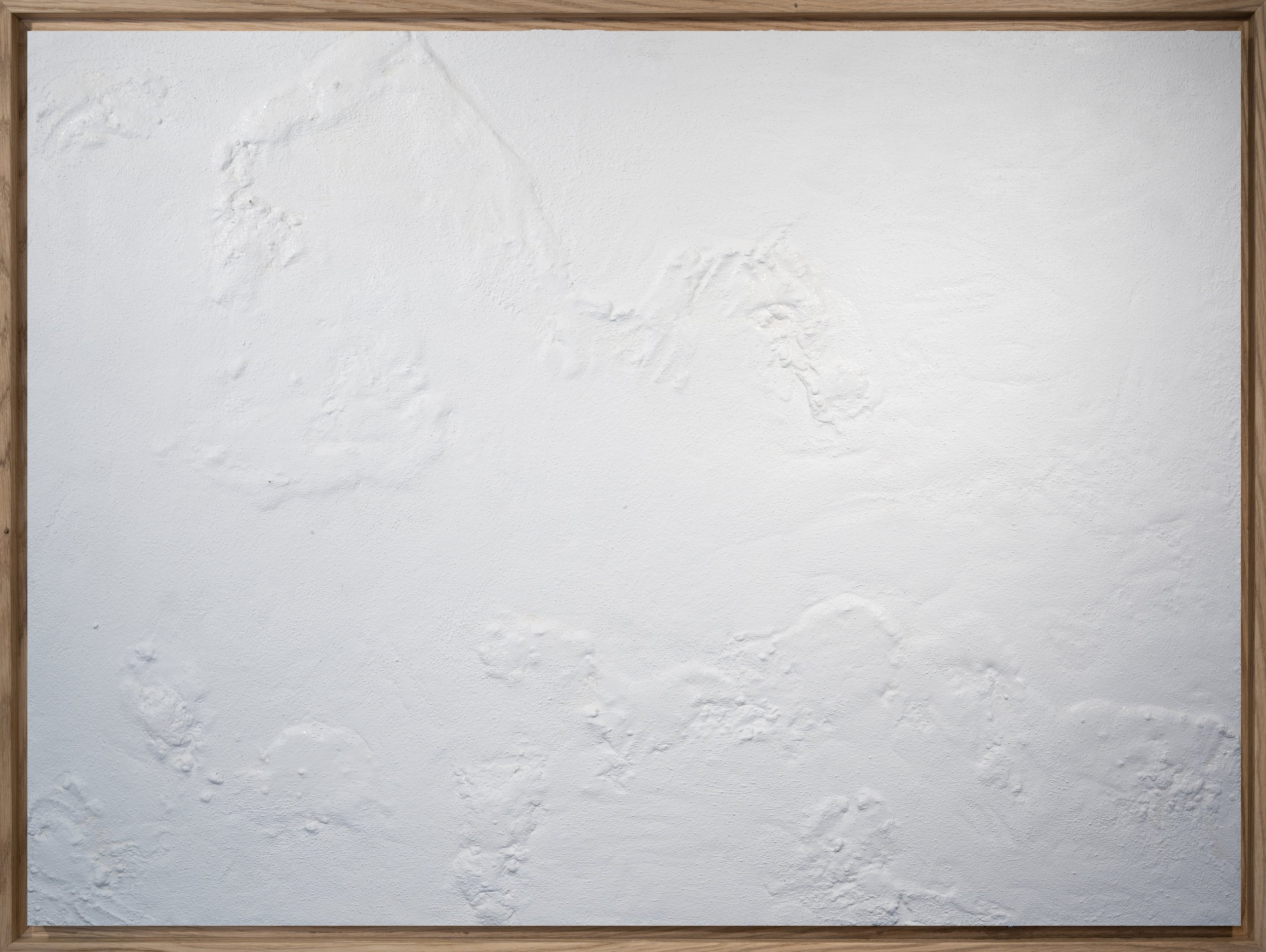 2023, Mountains, 135 x 96 cm, Acrylique, plâtre et sable sur toile