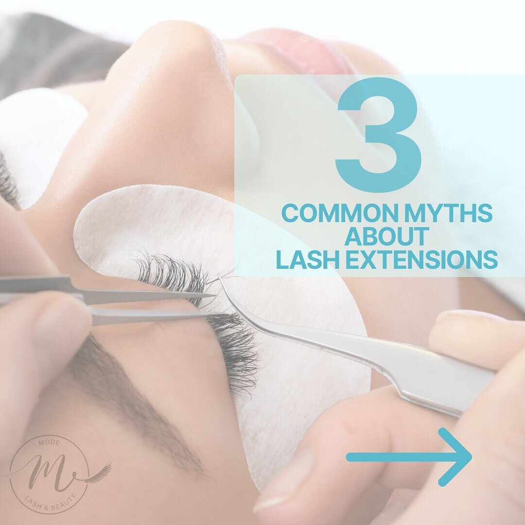 Lashes are our passion and we know our stuff!🫶🏻

Swipe to find out why these common lash extension myths could be nothing more than just that&hellip; myths! ☺️