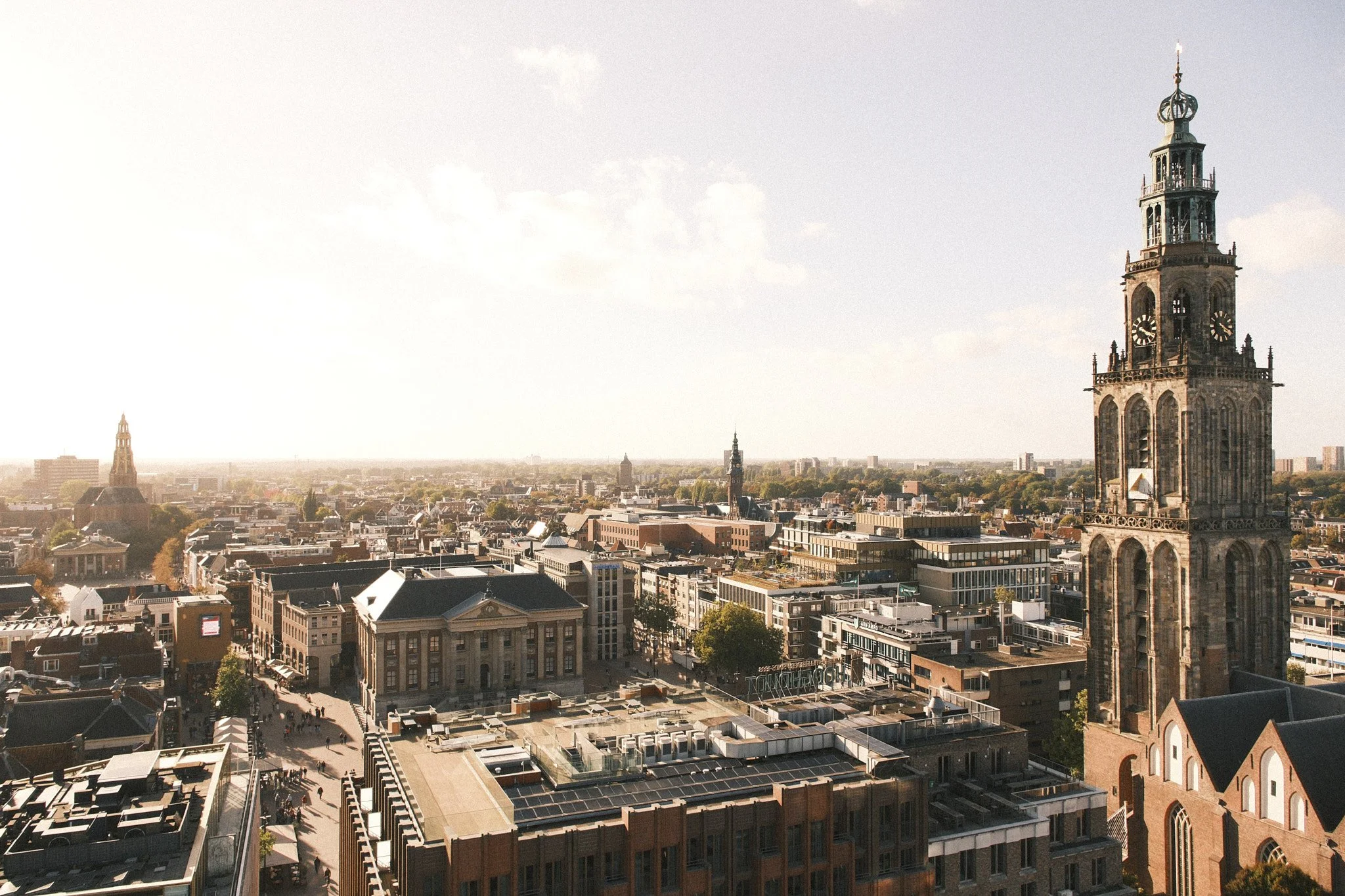 Ein grün-goldener Herbsttag in Groningen