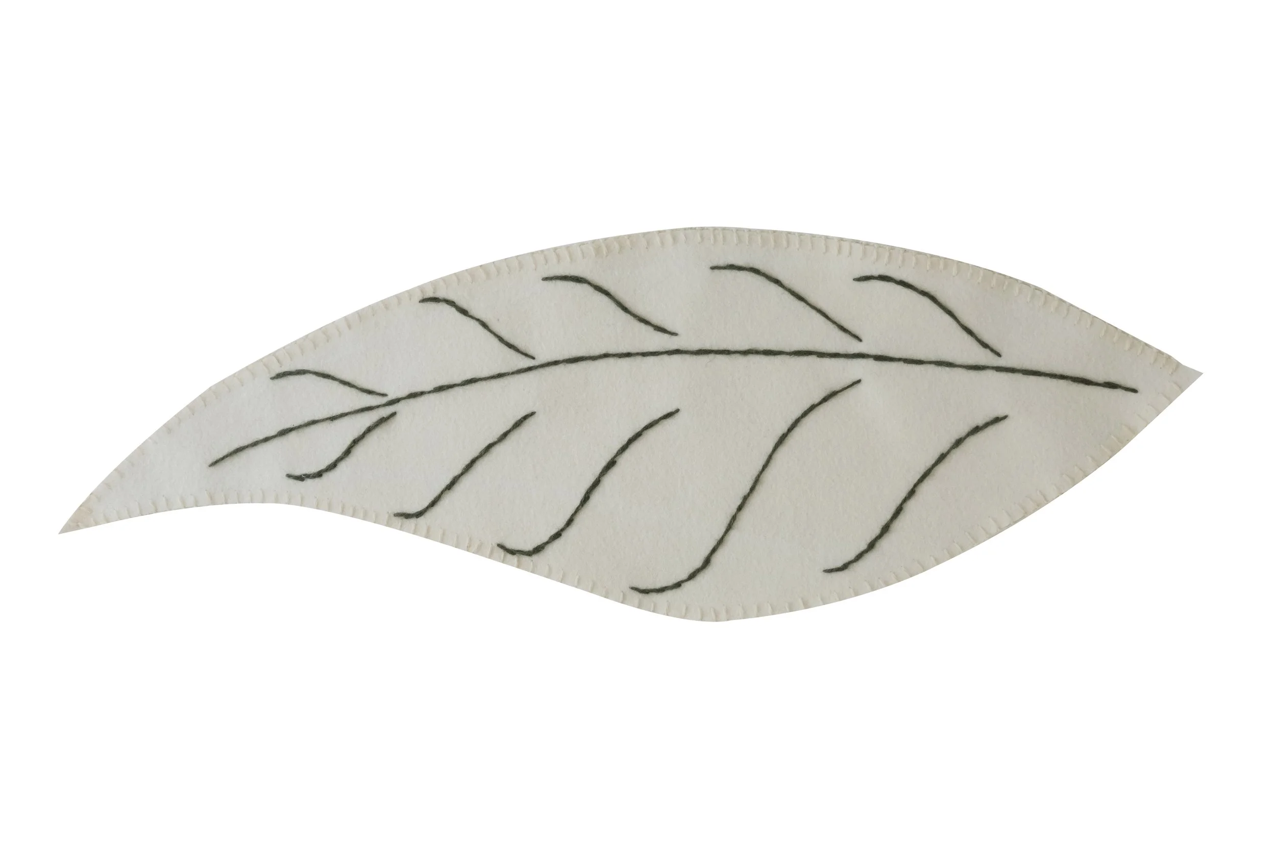 FOGLIA in feltro 100x35 cm