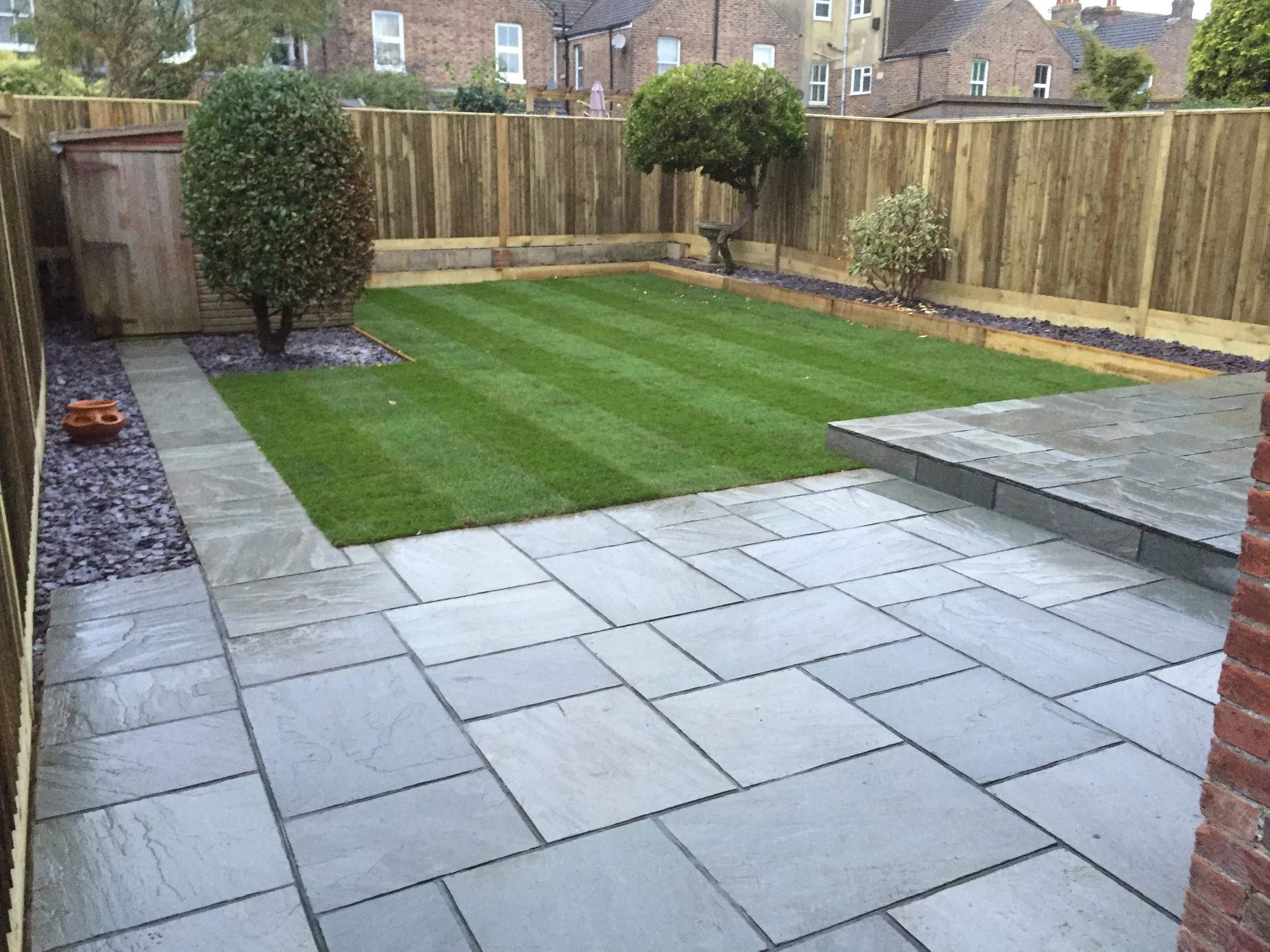 Garden paving