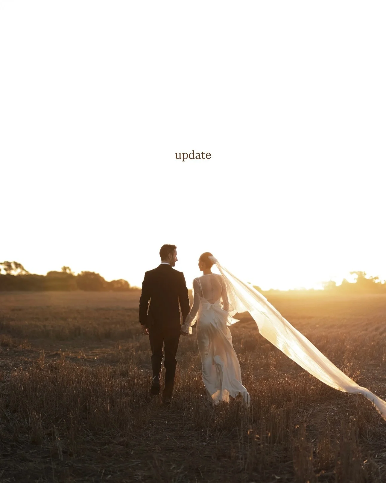 An update from us, as a new chapter begins&hellip; 🤍