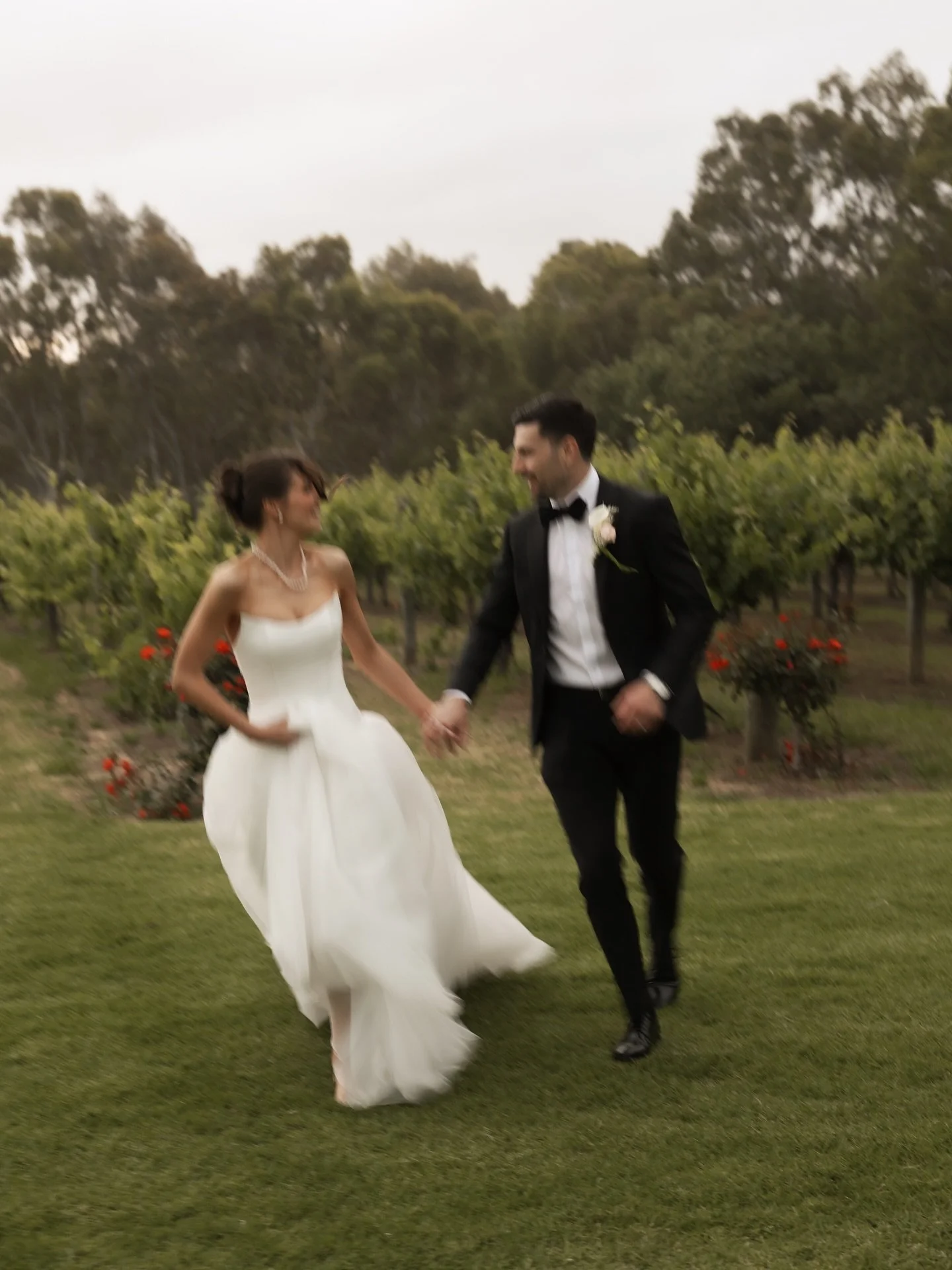 Ella &amp; Nathan 
.
Photography: @tuwy_media 
Videography: @tuwy_media 
Venue: @delisiowines 
Celebrant: @debrakellycelebrant 
Dj: @novadjs 
Flowers: @sherunswildflowers 
Hair: @hairbyamandamuss 
Makeup: @kristajade_mua 
Dress: @adelaidebridalcollec