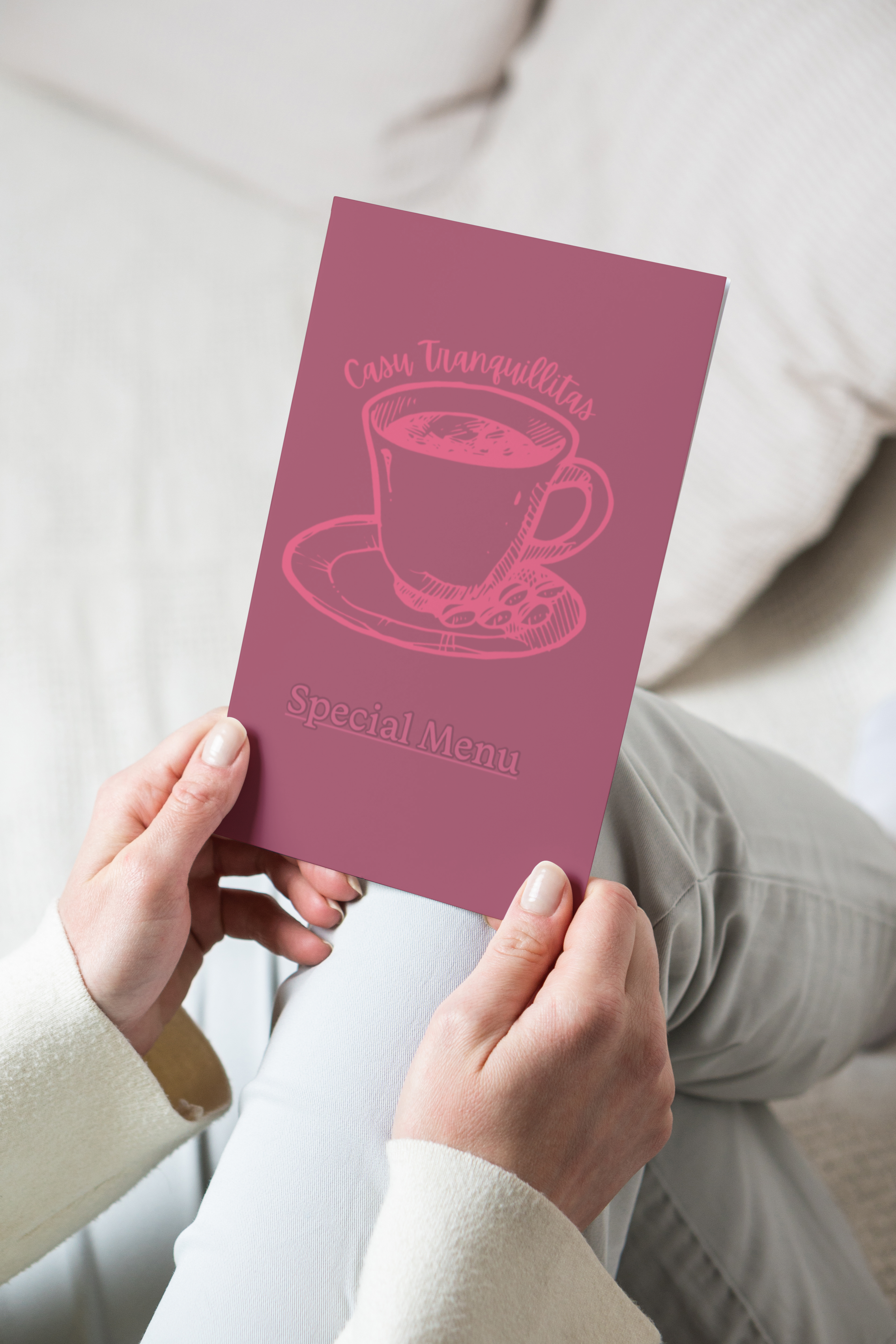 Valentine's Day special menu cover