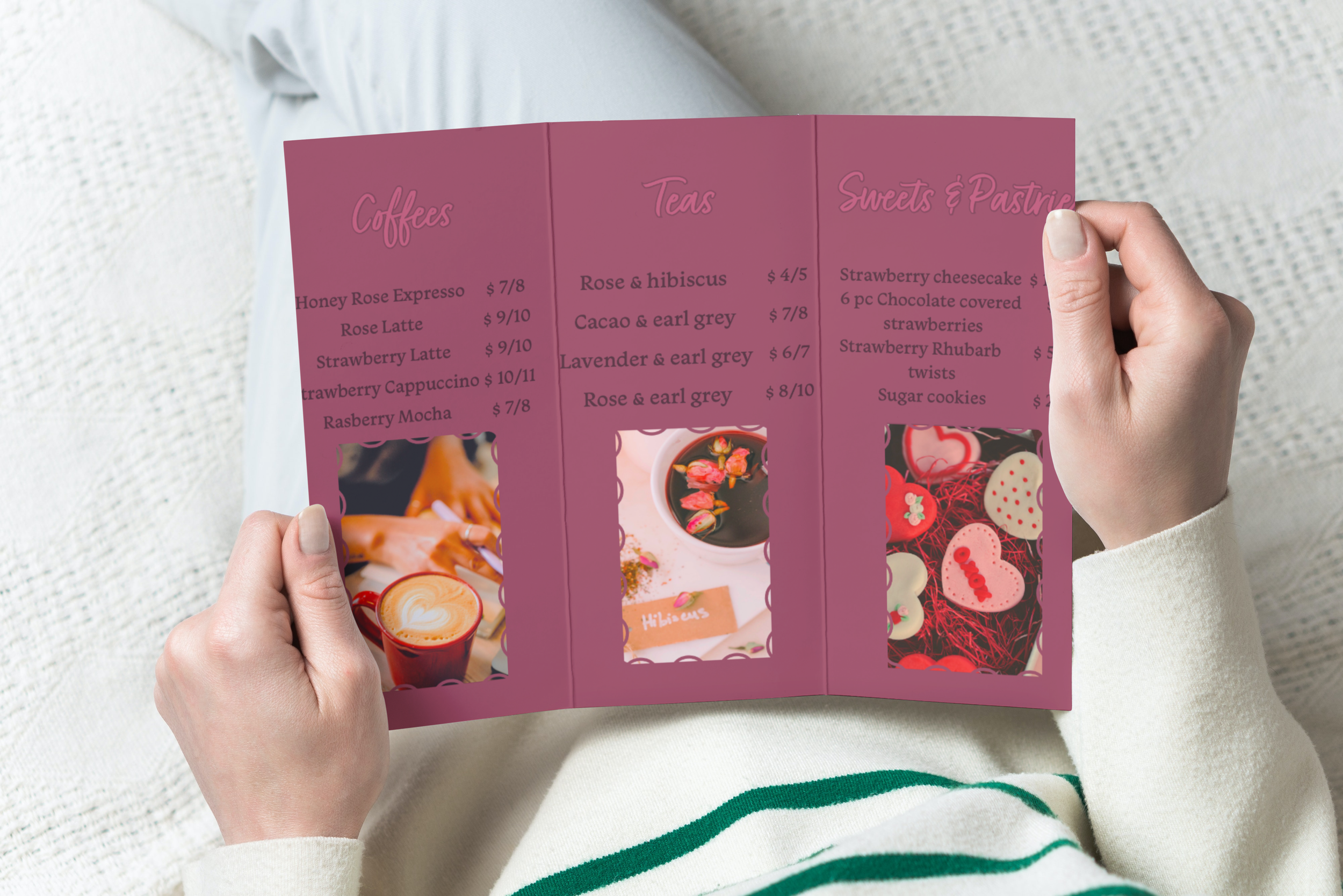 Valentine's Day special menu