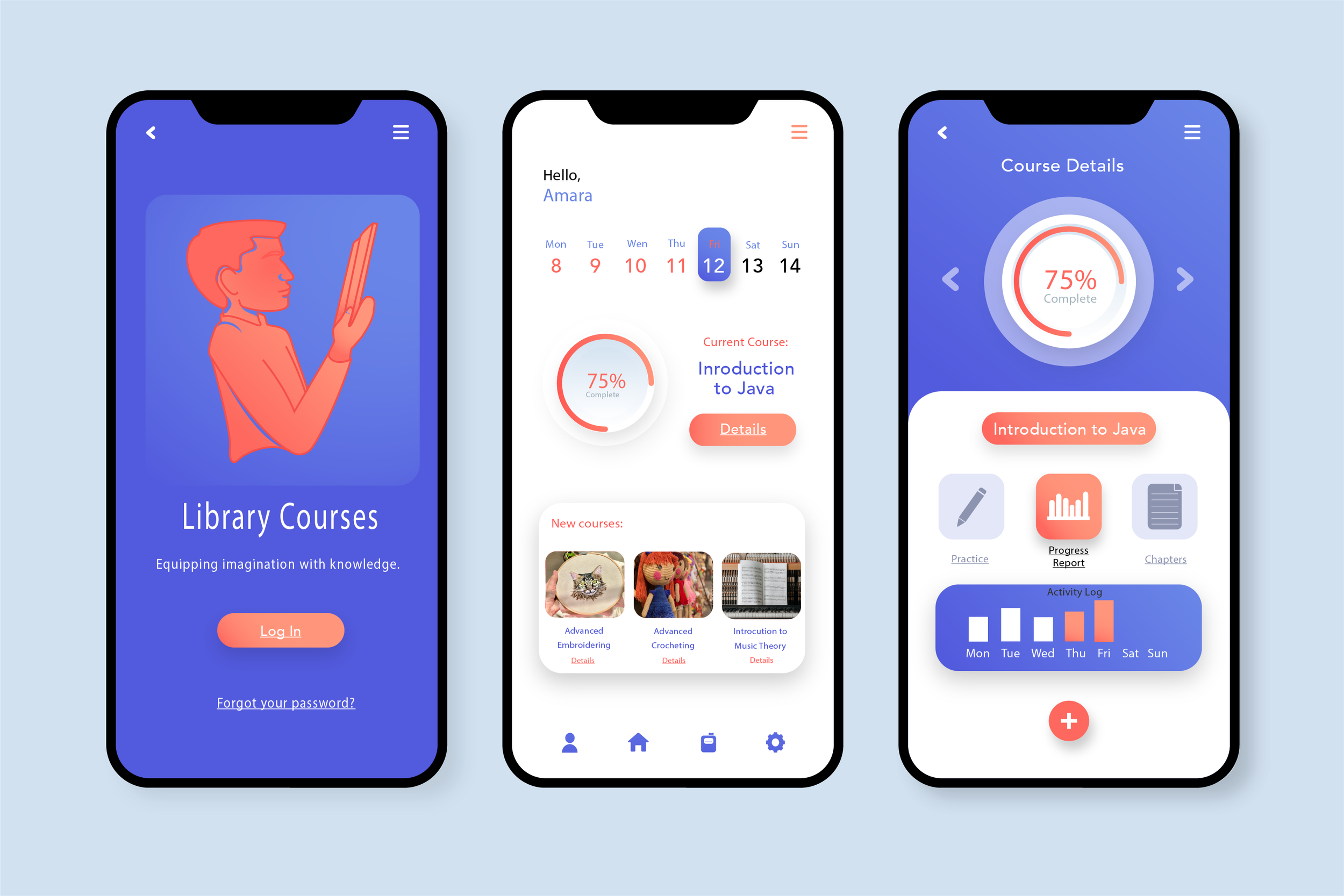 Library Courses Ui App. 