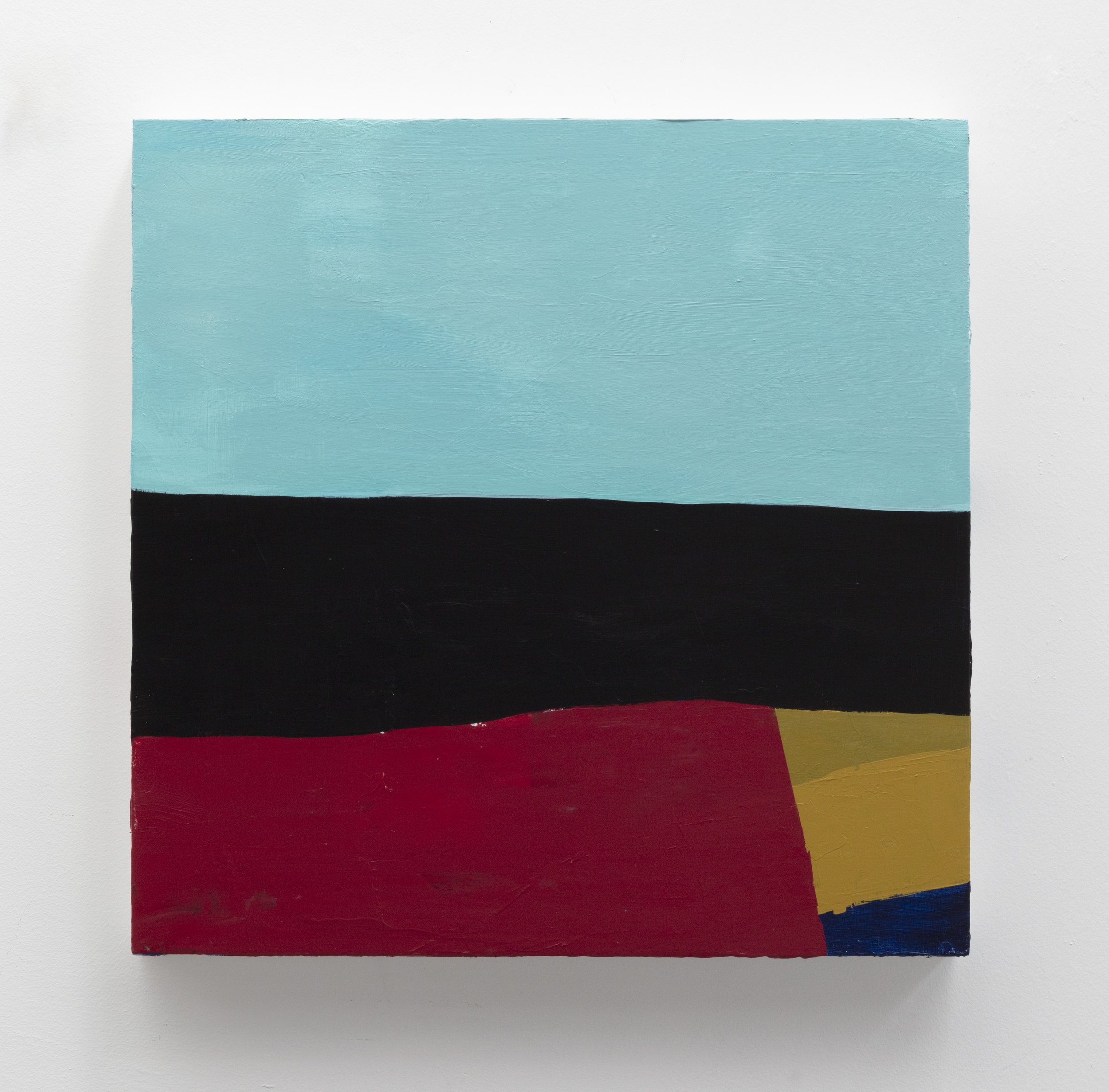 ENGLISH IS RED MATH IS BLUE SCIENCE IS GREEN / 16" x 16" / ACRYLIC ON PANEL / 2026