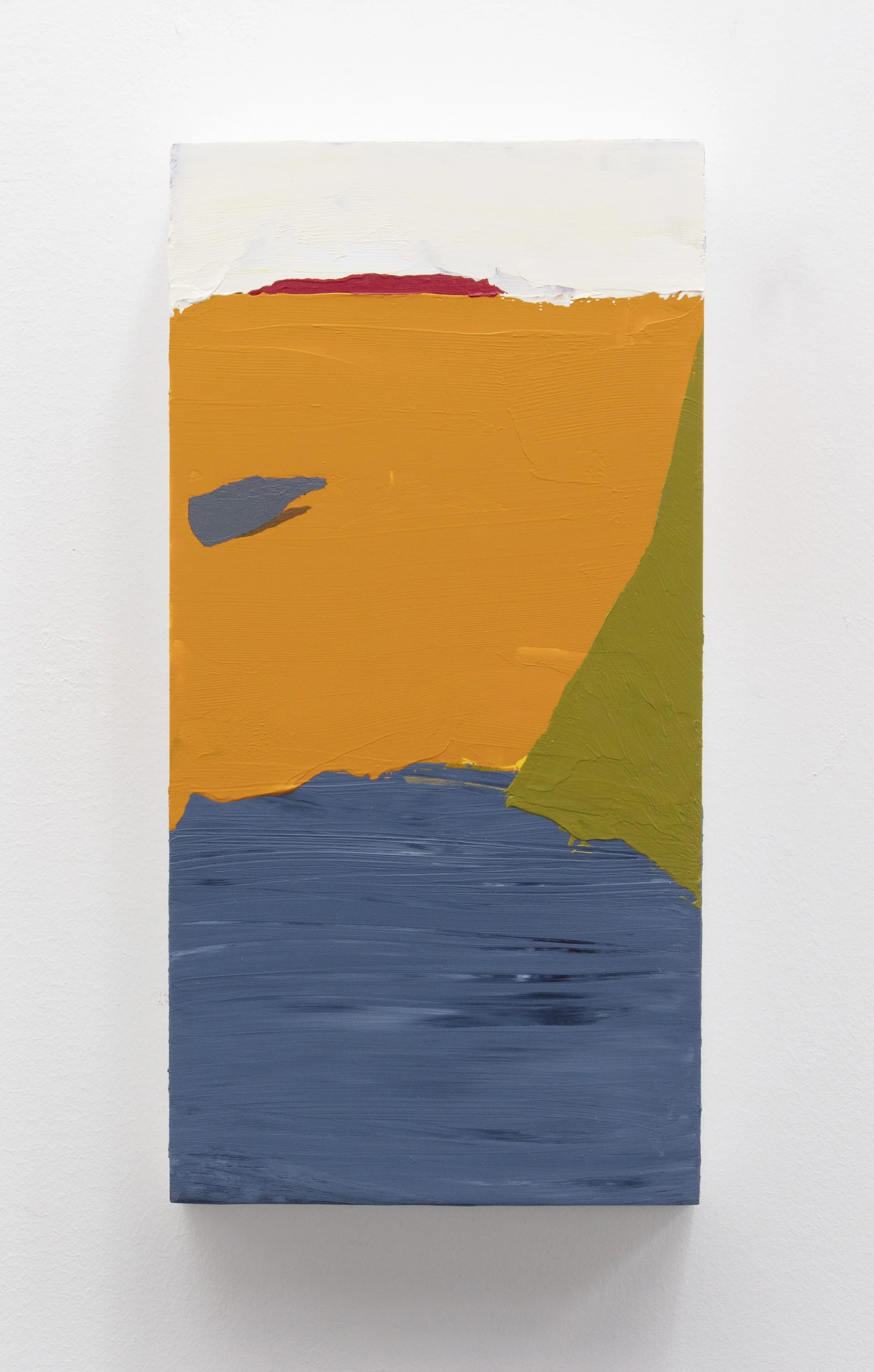 LANDSCAPE WITH A BOTTLE / 12" x 6" / ACRYLIC ON PANEL / 2026