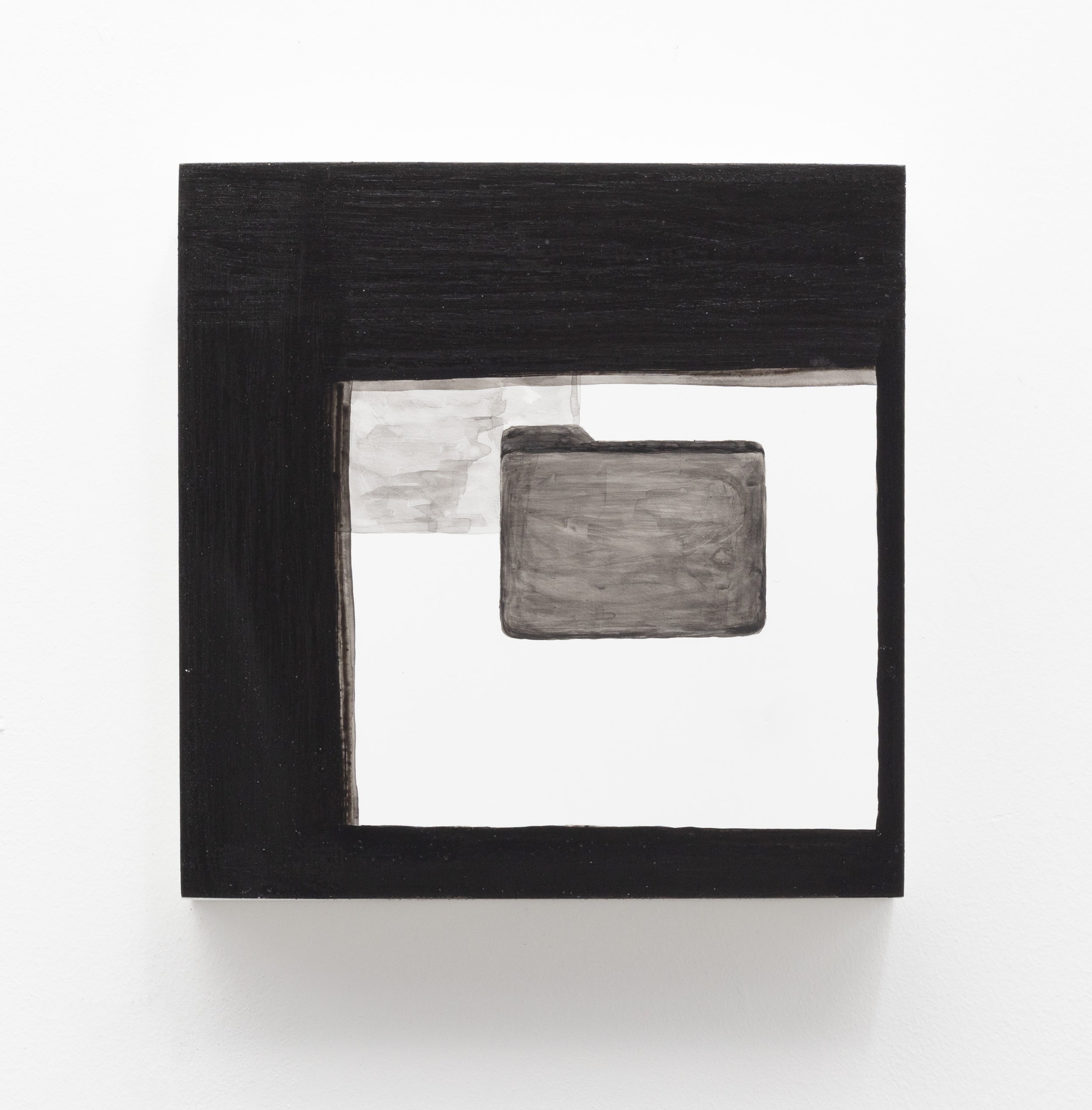 THE TORMENT OF BEING ORDERLY / 6" x 6" / INK ON PANEL / 2026