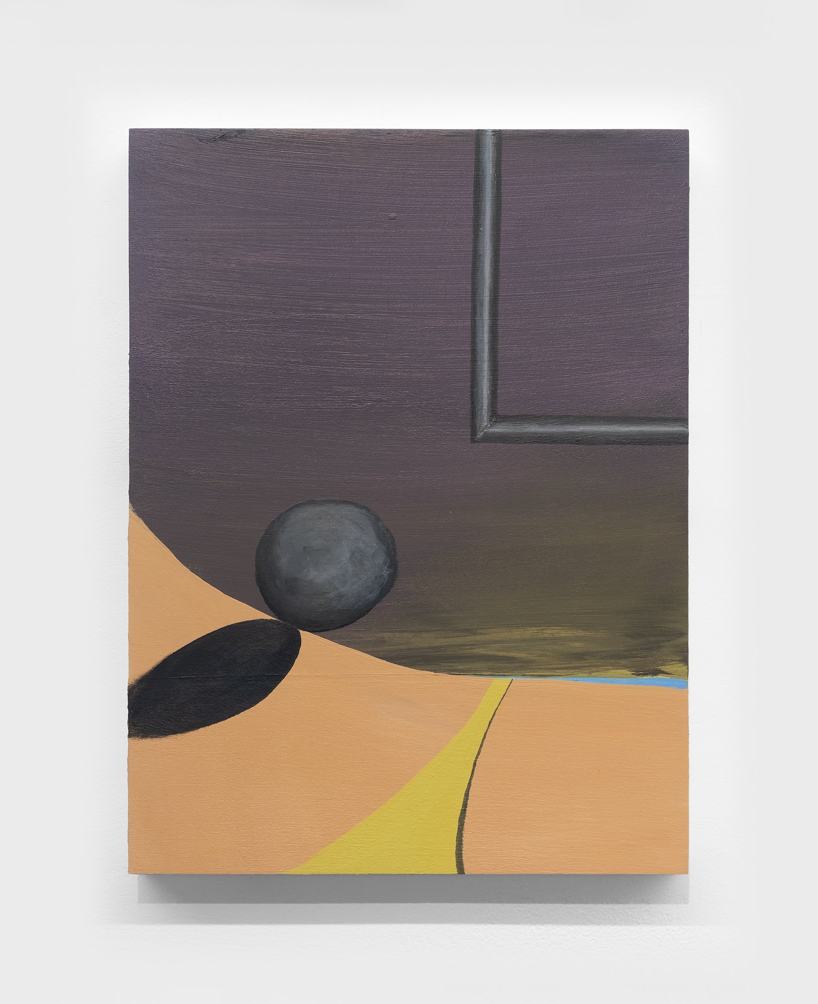 A NICE (QUIET) UNEXAMINED LIFE / 20" x 16" / ACRYLIC ON WOOD / 2026